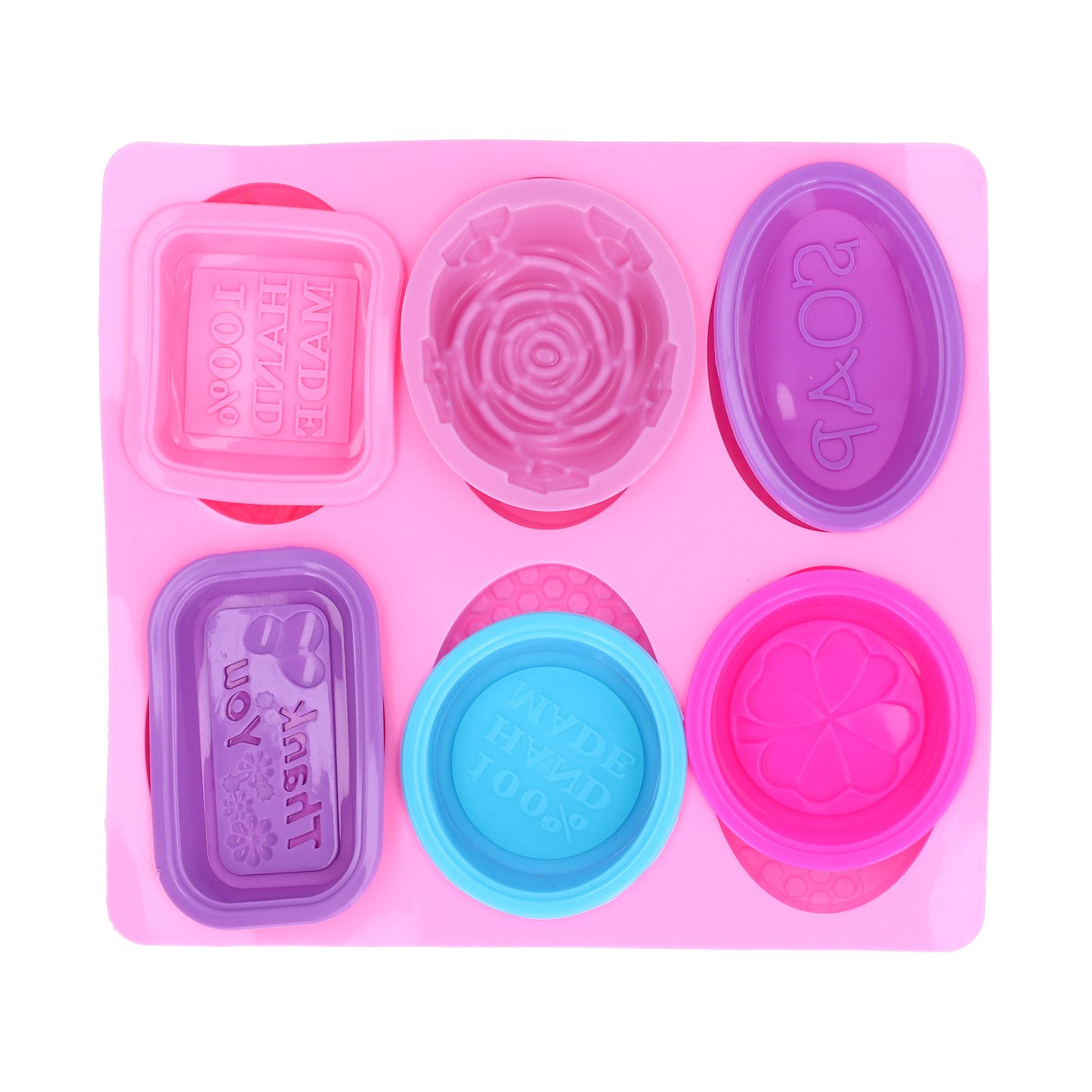 7Pcs Silicone Mold Food Grade Portable Multifunctional Cake Mould for Dinner view 2