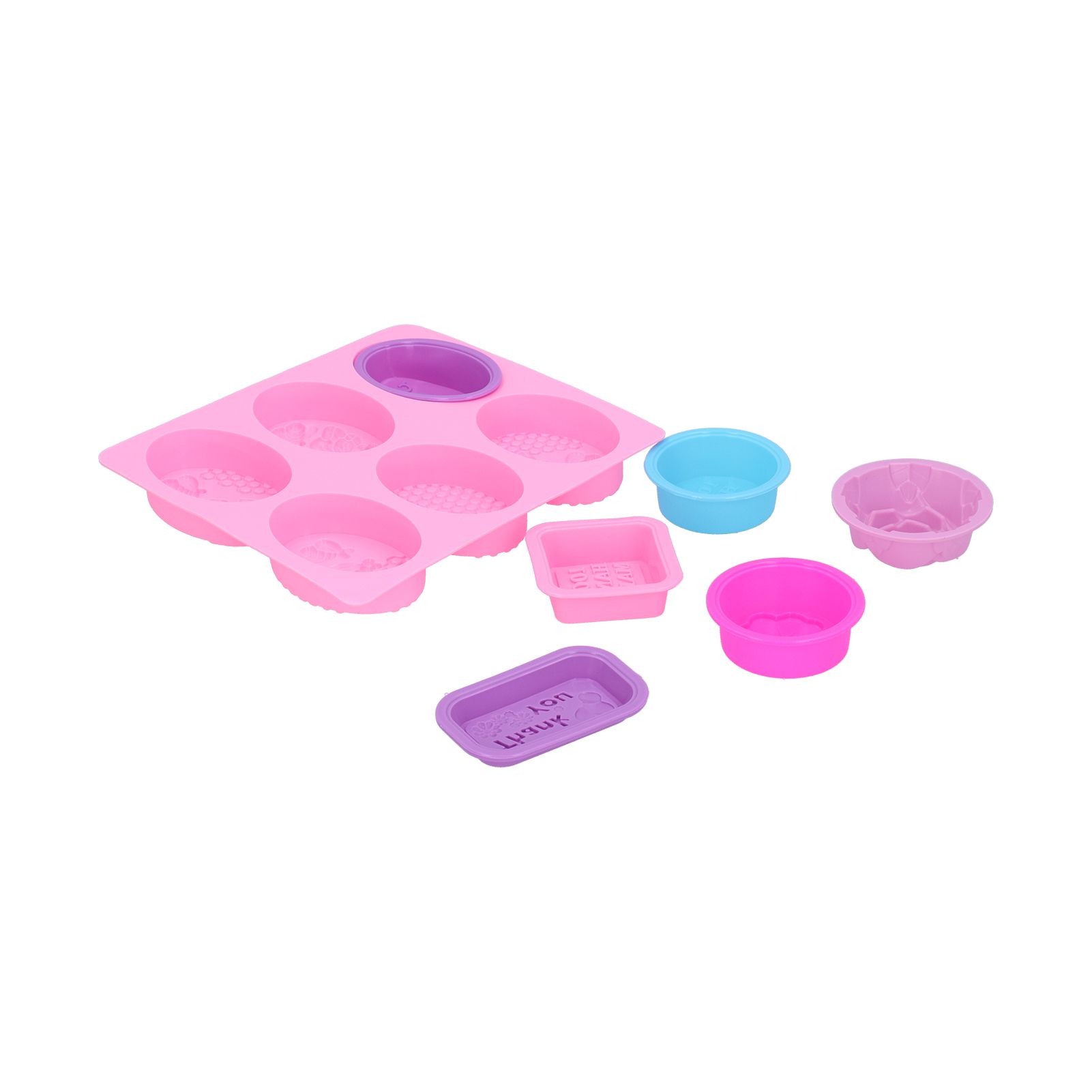 7Pcs Silicone Mold Food Grade Portable Multifunctional Cake Mould for Dinner view 8