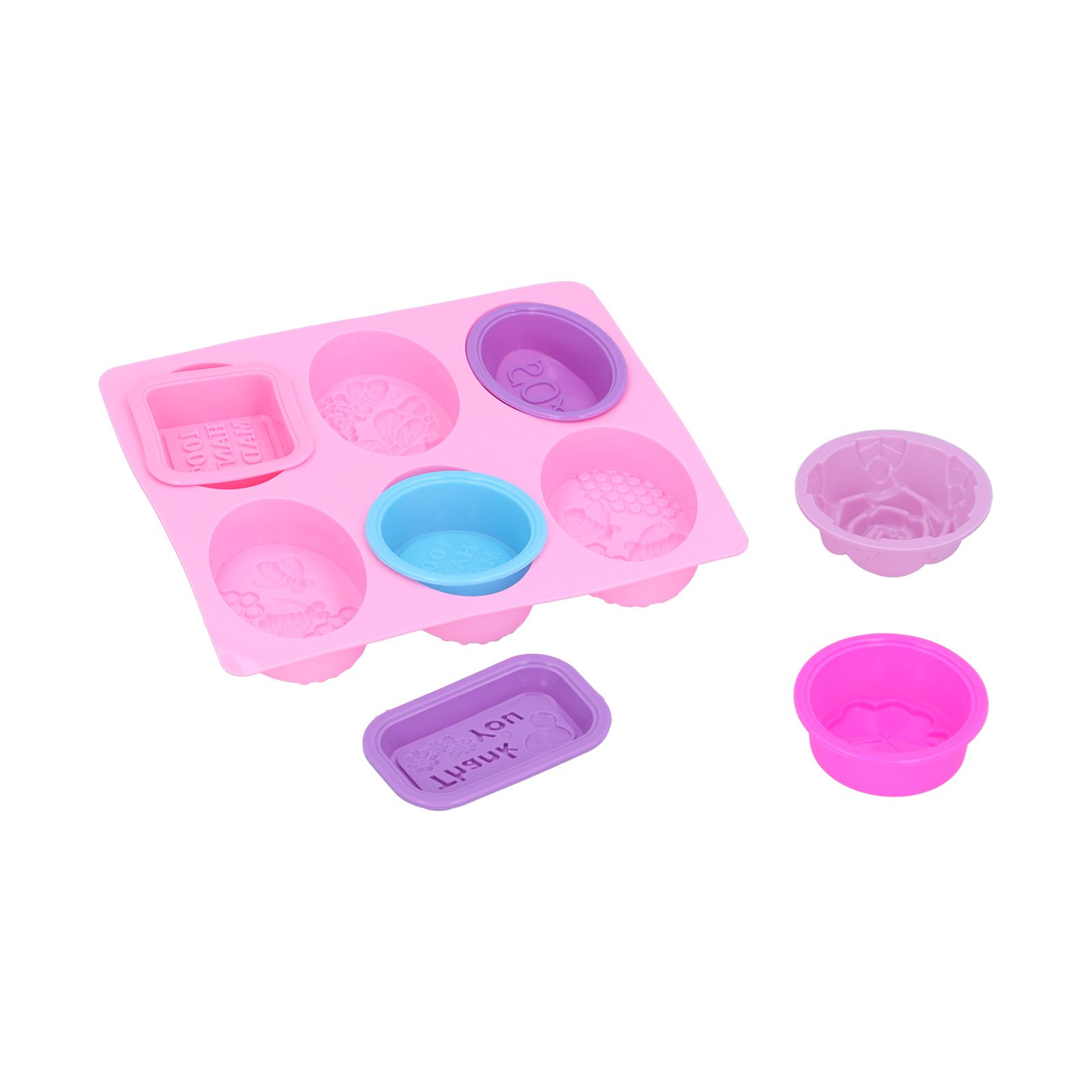 7Pcs Silicone Mold Food Grade Portable Multifunctional Cake Mould for Dinner view 9