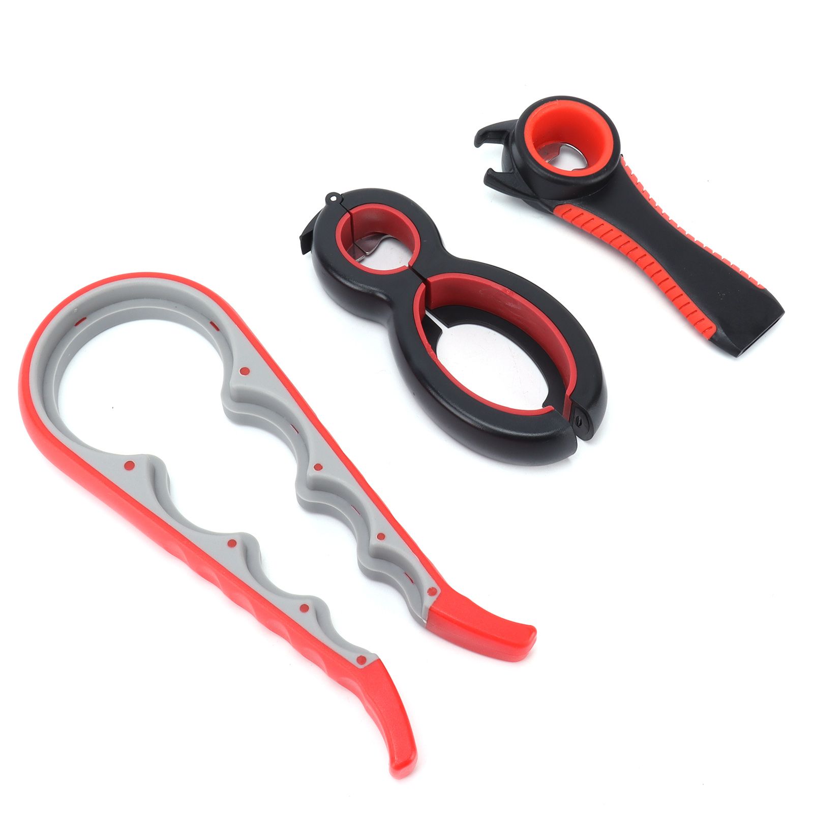 3Pcs/Set Portable Can Opener Multifunctional Opener Set for Bottle Jar Can Cap view 3