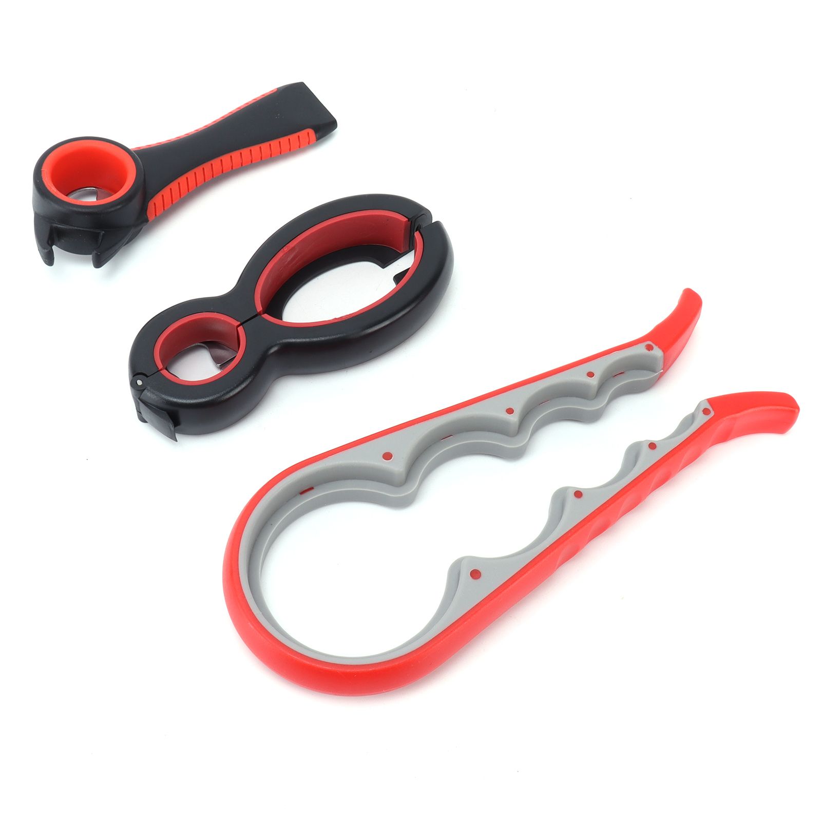 3Pcs/Set Portable Can Opener Multifunctional Opener Set for Bottle Jar Can Cap view 5