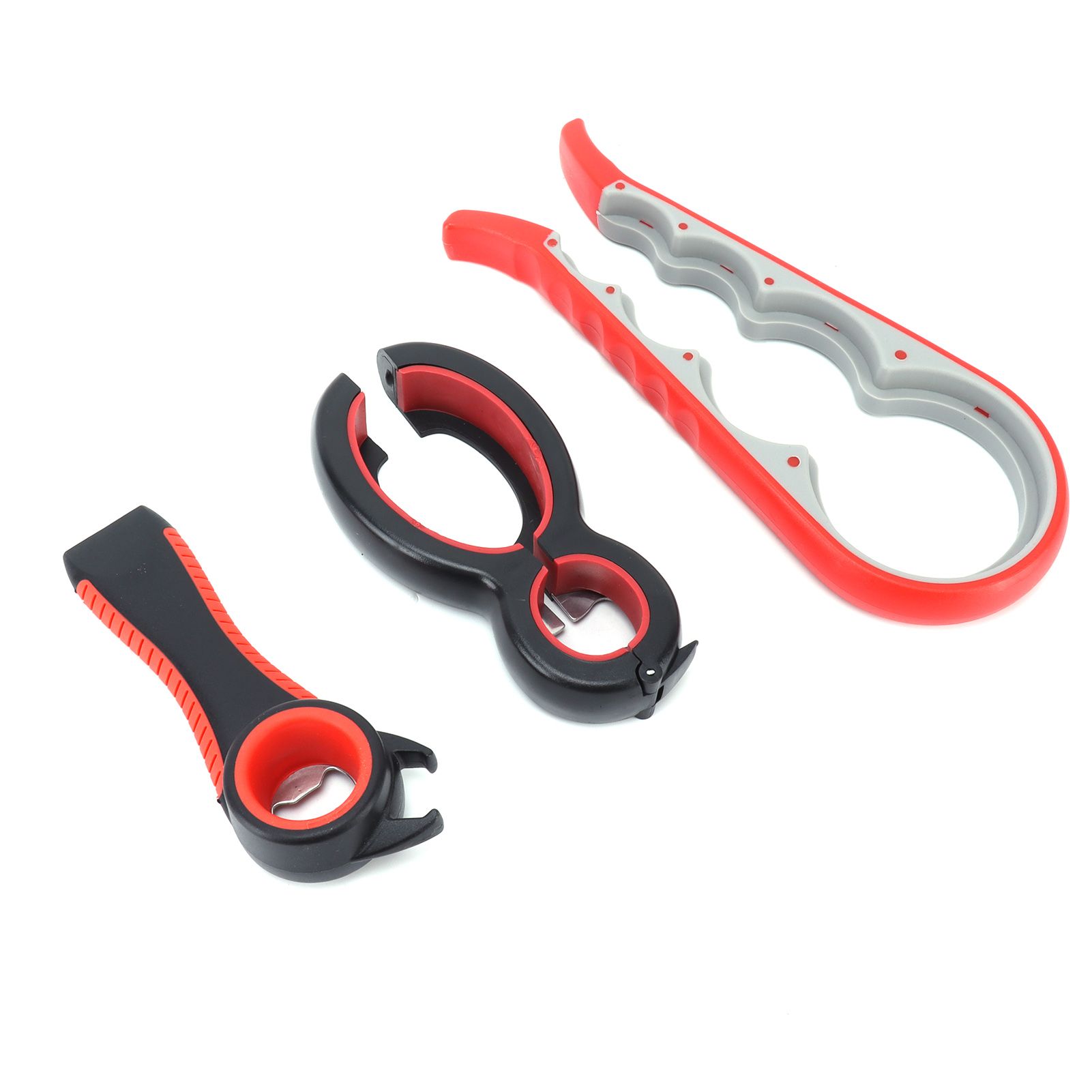 3Pcs/Set Portable Can Opener Multifunctional Opener Set for Bottle Jar Can Cap view 6