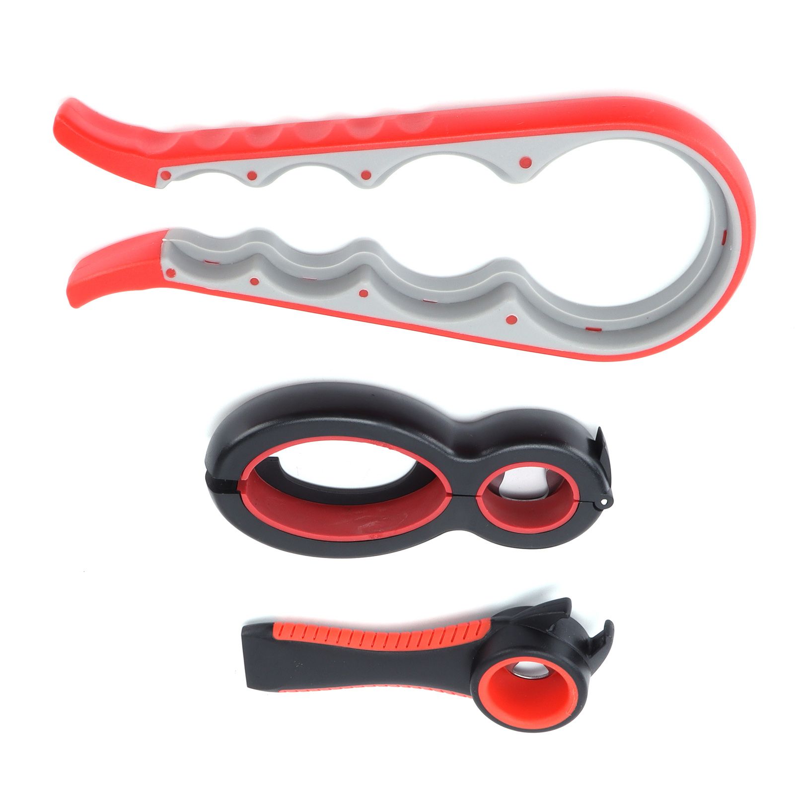 3Pcs/Set Portable Can Opener Multifunctional Opener Set for Bottle Jar Can Cap view 7