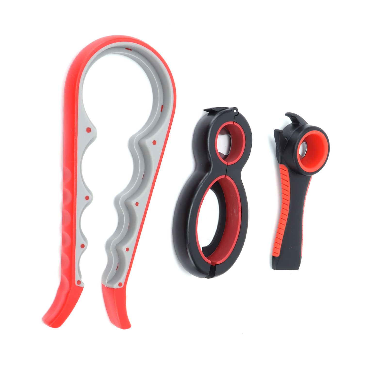 3Pcs/Set Portable Can Opener Multifunctional Opener Set for Bottle Jar Can Cap view 9