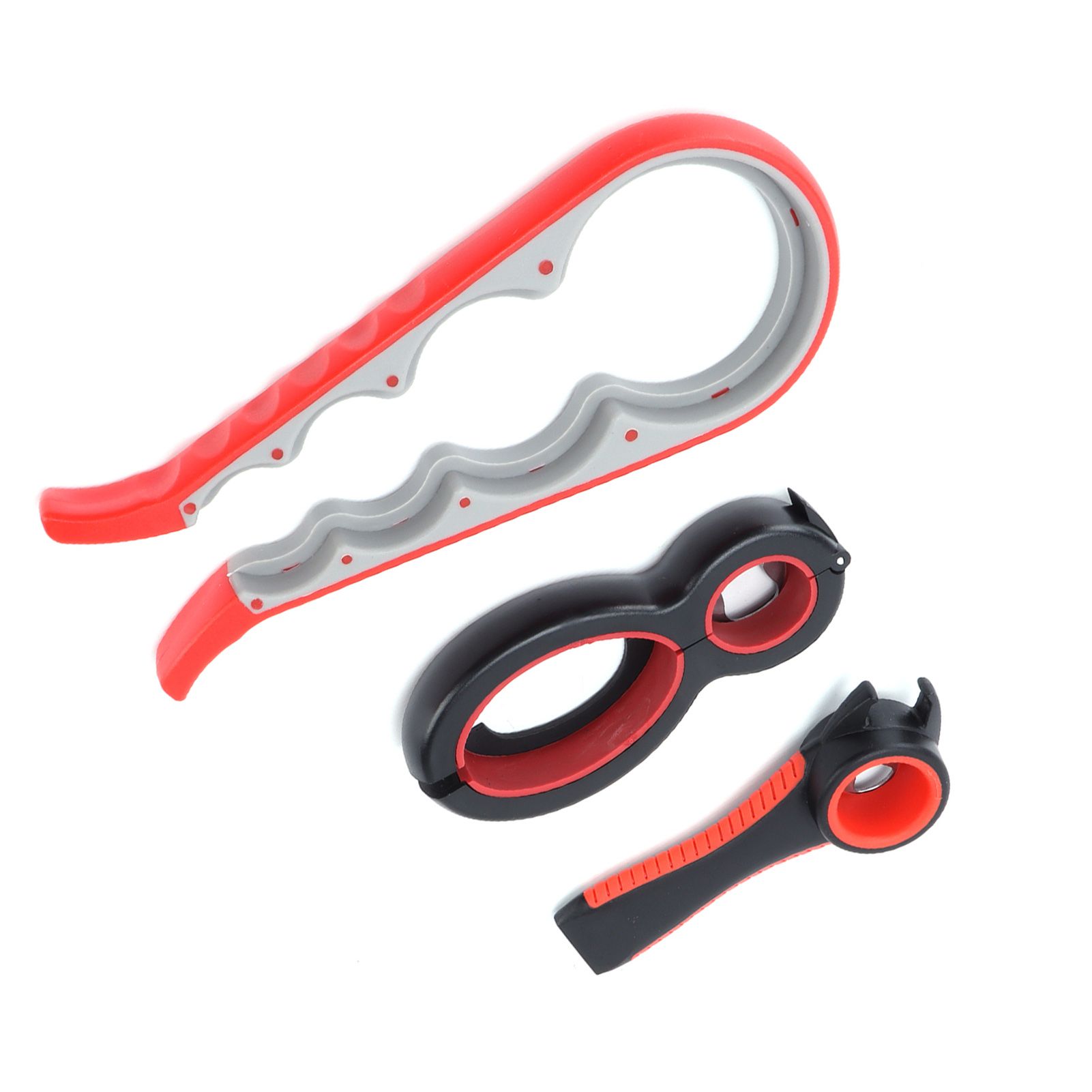 3Pcs/Set Portable Can Opener Multifunctional Opener Set for Bottle Jar Can Cap view 10