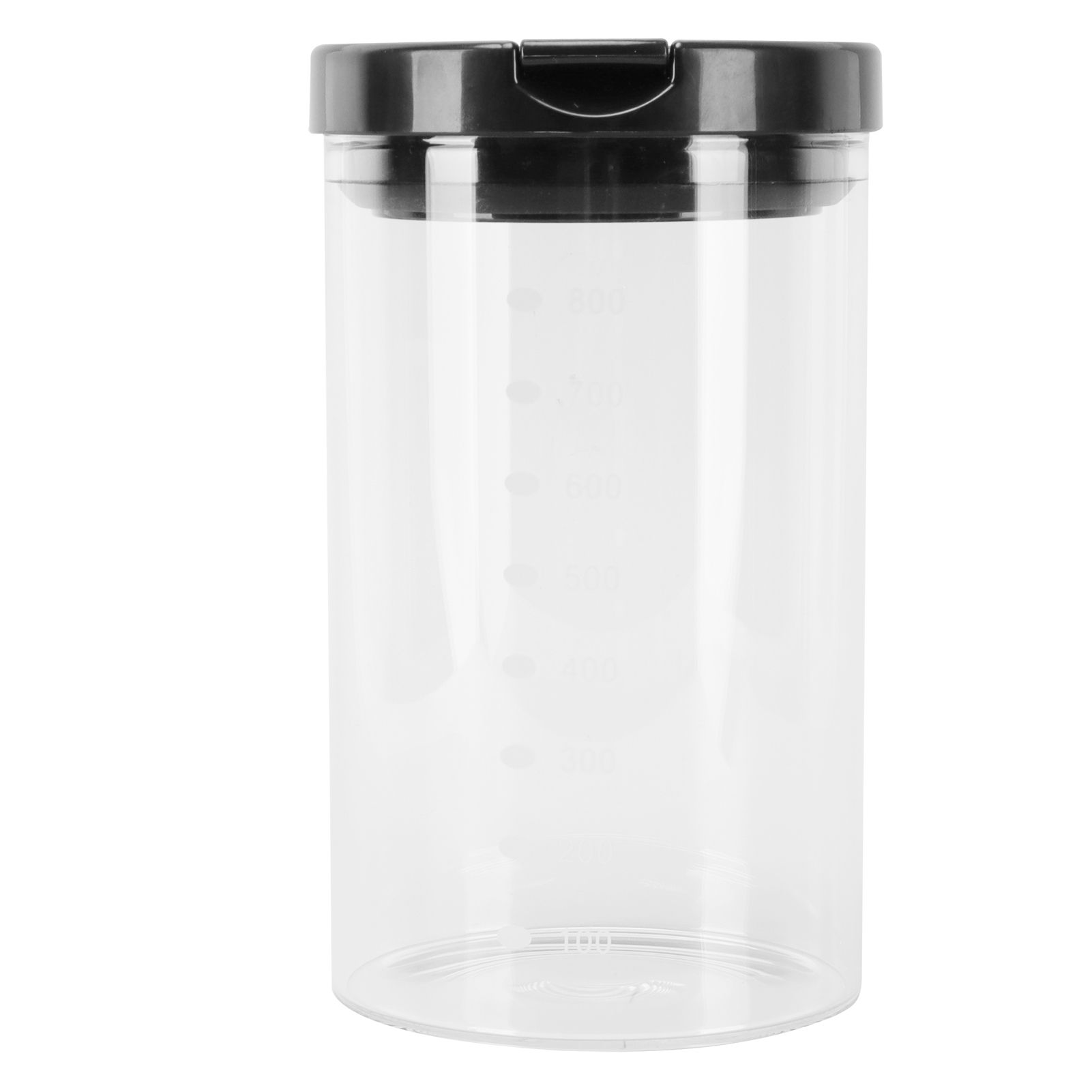 Glass Jar with Lids Scale Line Food Storage Containers for Kitchen Household view 2