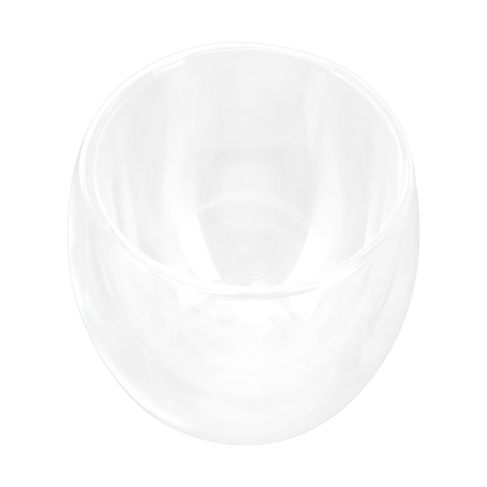 2-Layer Transparent Milk Mug Cylindrical Heat Resistant Coffee Cup for view 3