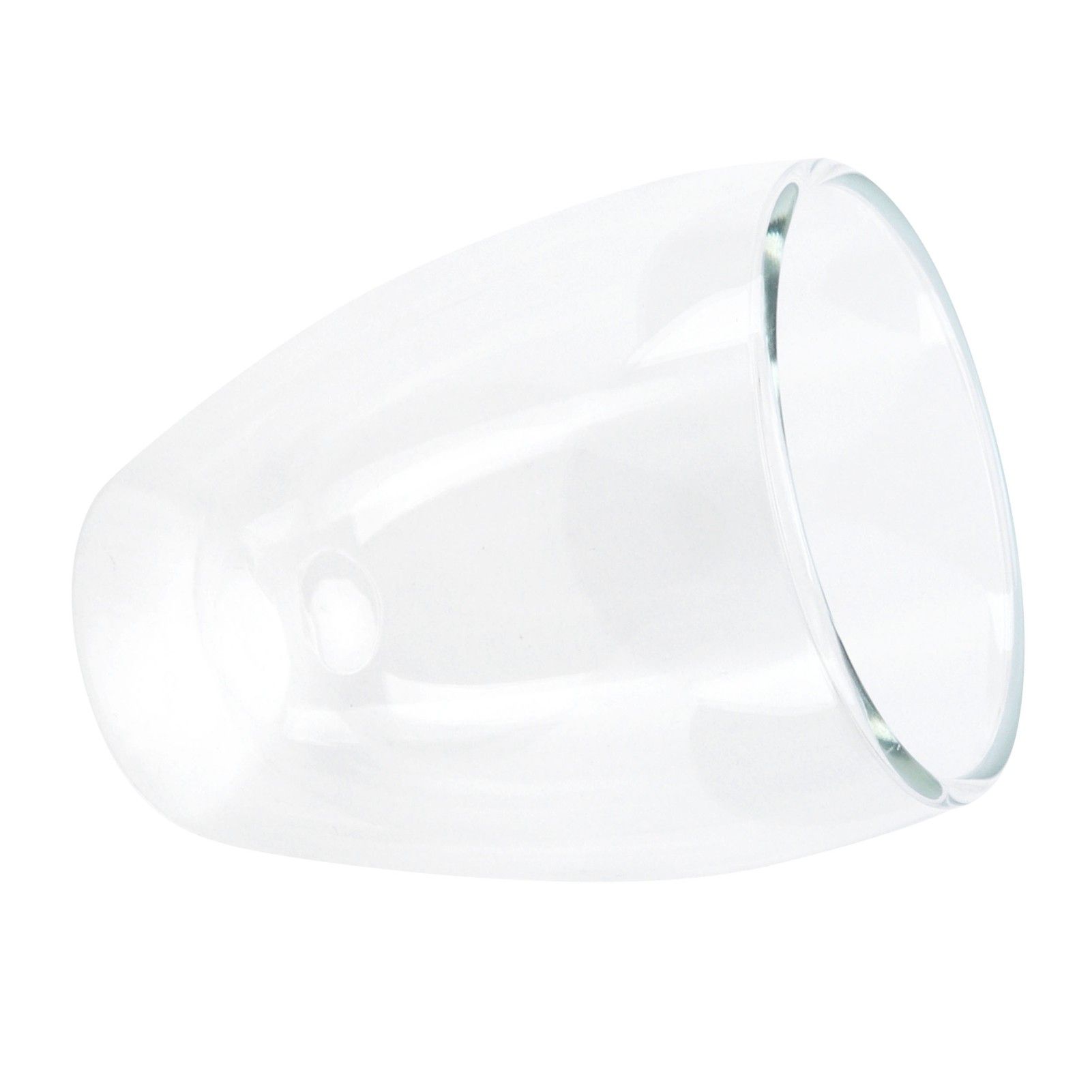 2-Layer Transparent Milk Mug Cylindrical Heat Resistant Coffee Cup for view 7