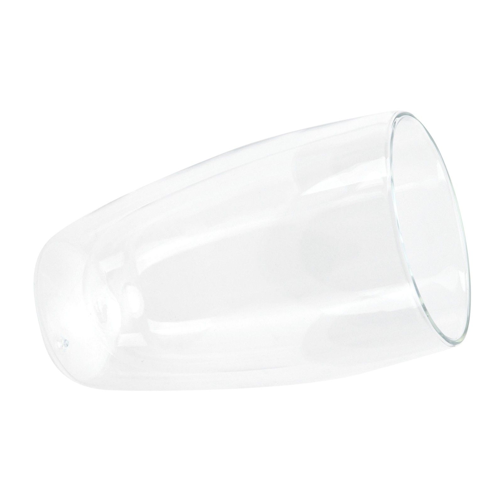 2-Layer Transparent Milk Mug Cylindrical Heat Resistant Coffee Cup for view 5