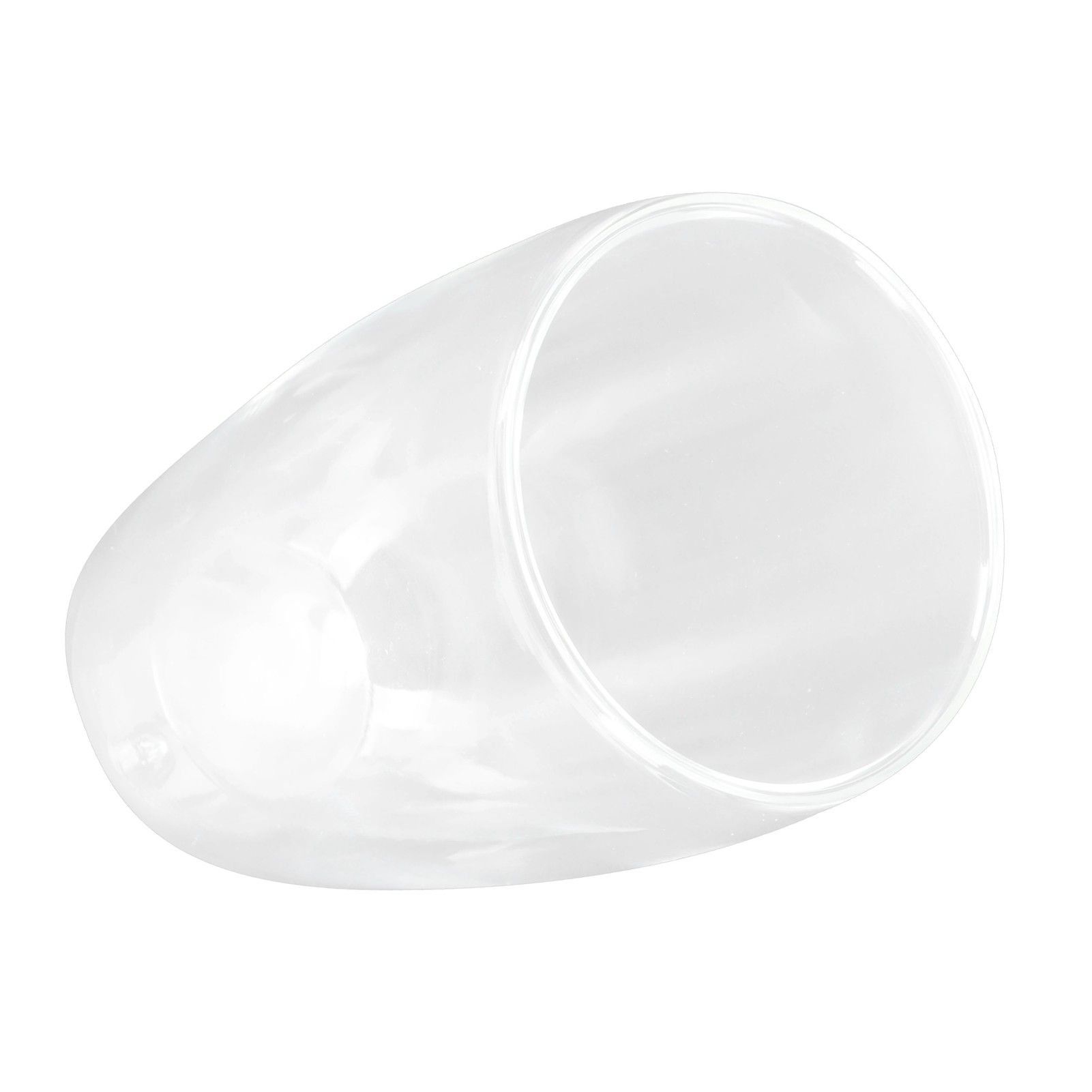 2-Layer Transparent Milk Mug Cylindrical Heat Resistant Coffee Cup for view 6