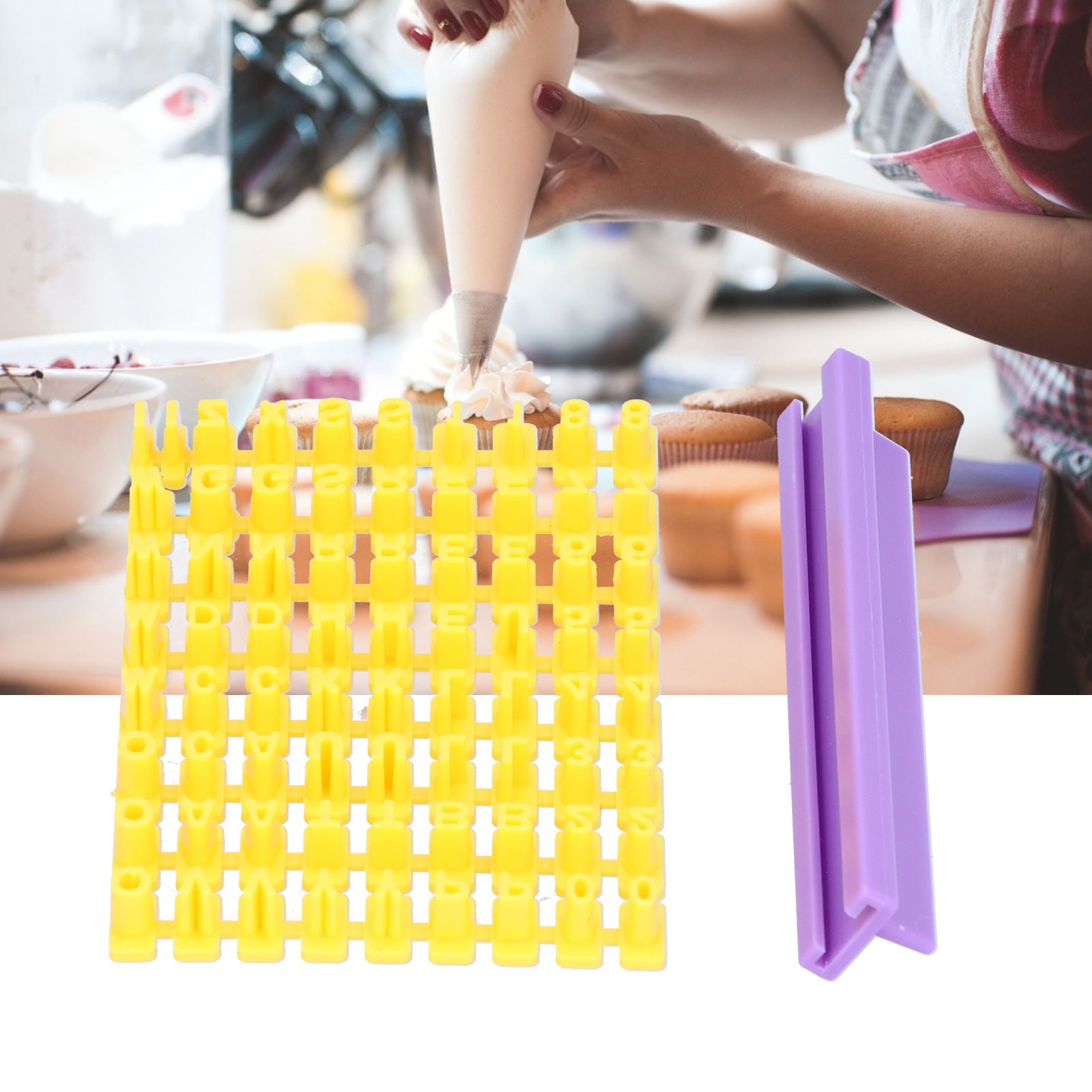 Cookies Mold English Letter Numbers Stamps Biscuits Mould Cake Mold DIY Baking view 11