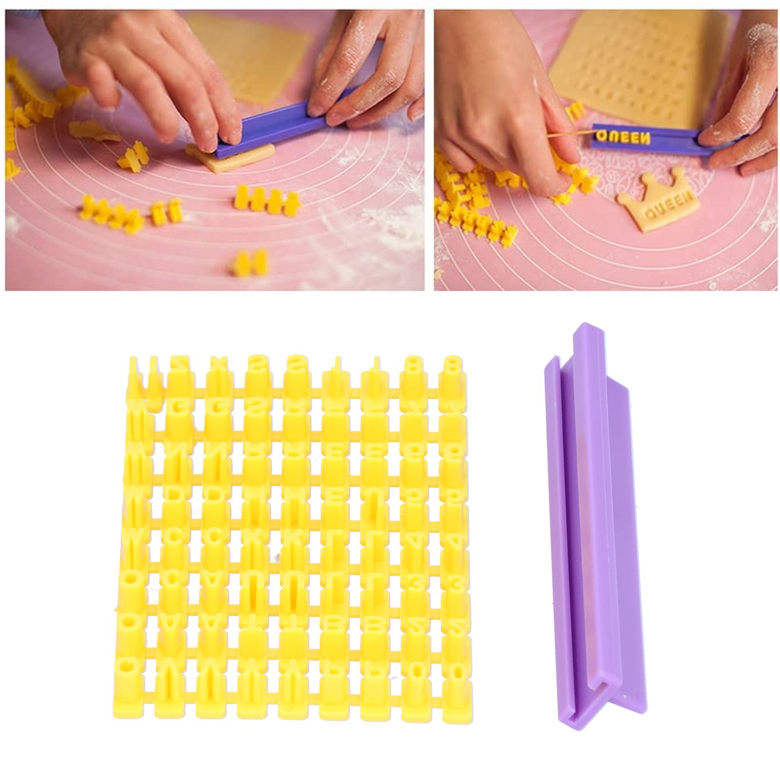 Cookies Mold English Letter Numbers Stamps Biscuits Mould Cake Mold DIY Baking view 12
