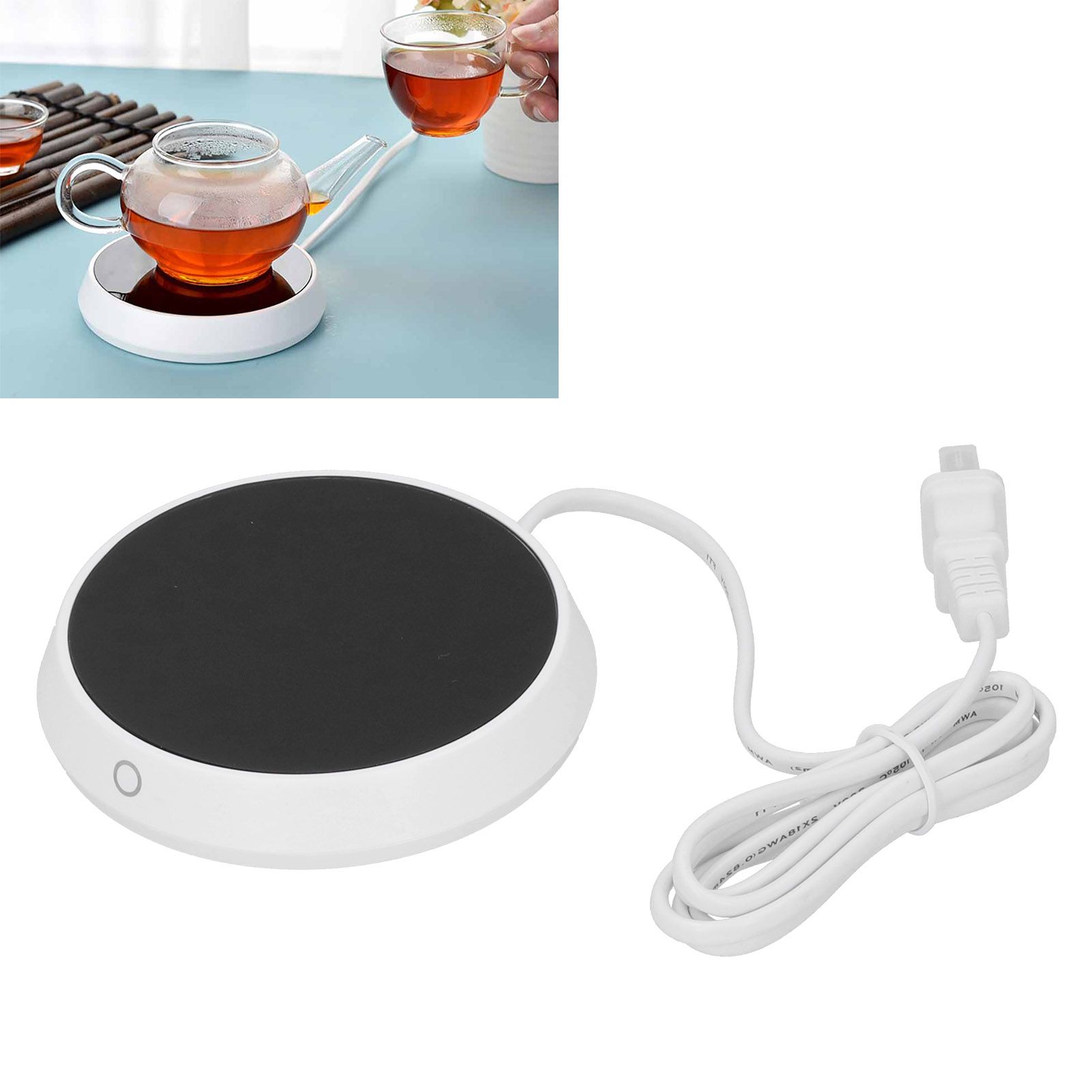 Coffee Cup Warmer Machine with Auto Shut Off/On Milk Mug Warmer Plate for Home view 12