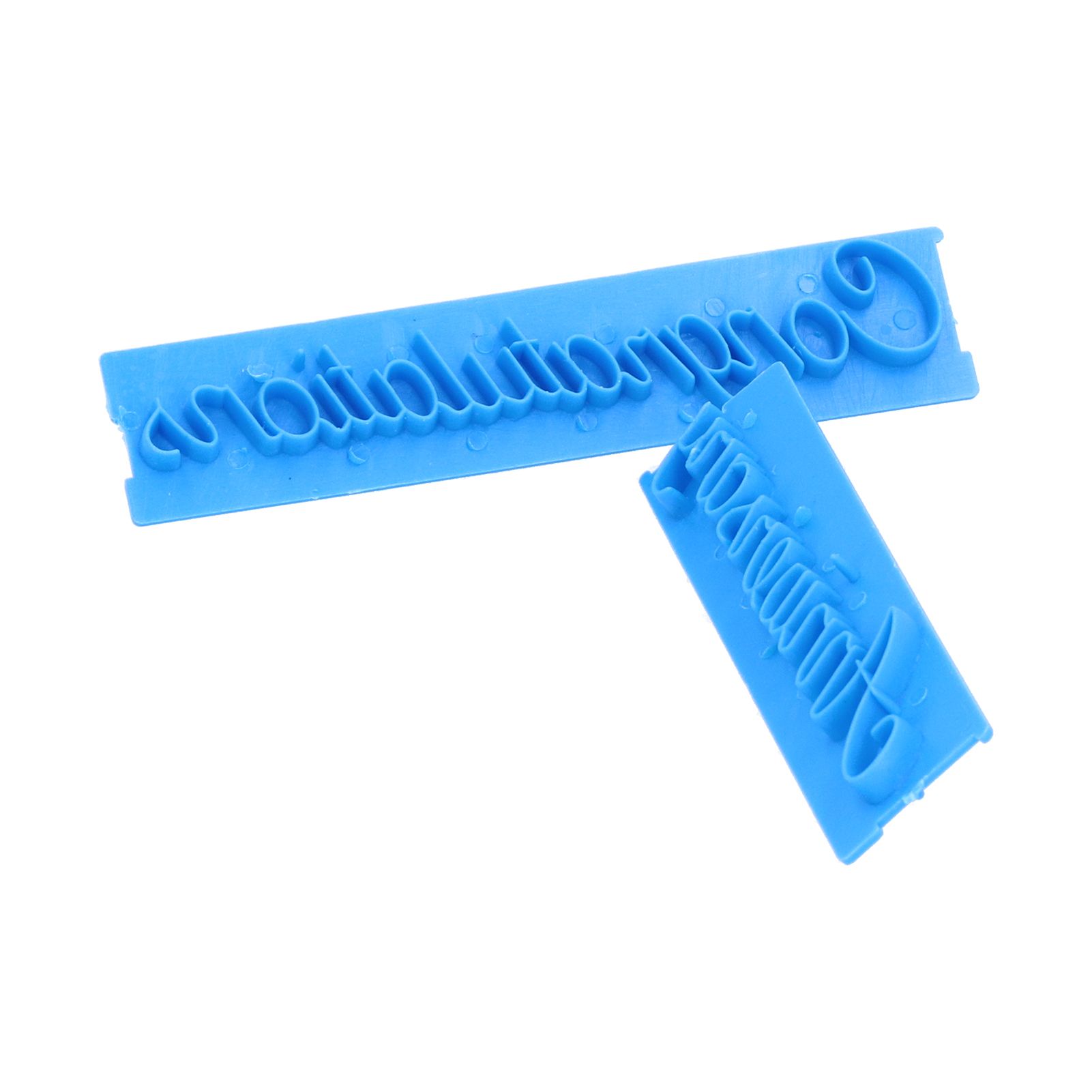 6Pcs Words Cake Mold DIY Handwritten Letter Printed Stamp Mould Bakery view 7