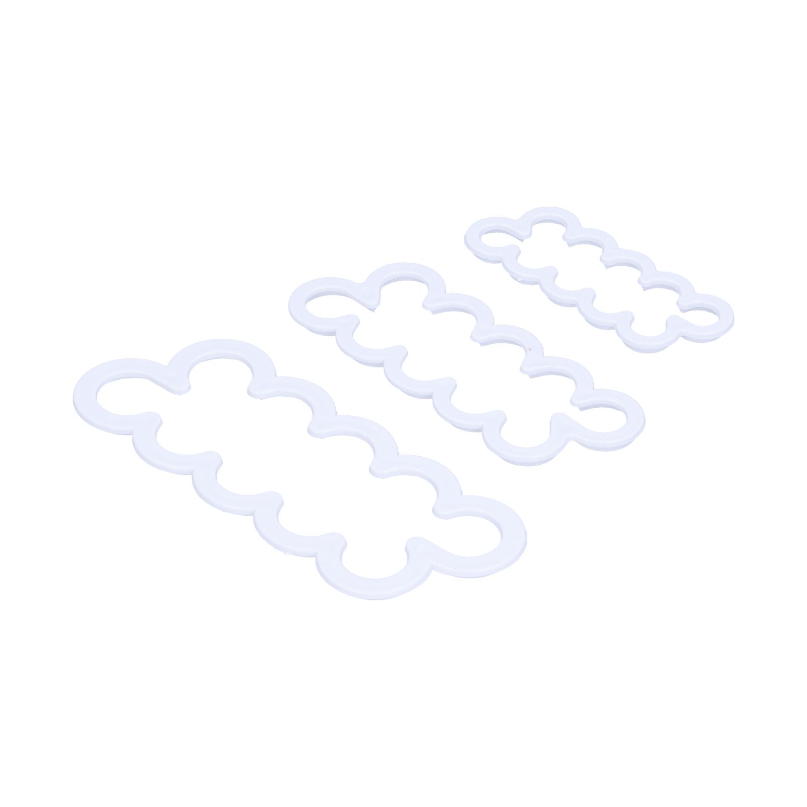 3Pcs Rose Flower Cutter Maker DIY Fondant Cake Decorating Mold Baking Accessories view 5