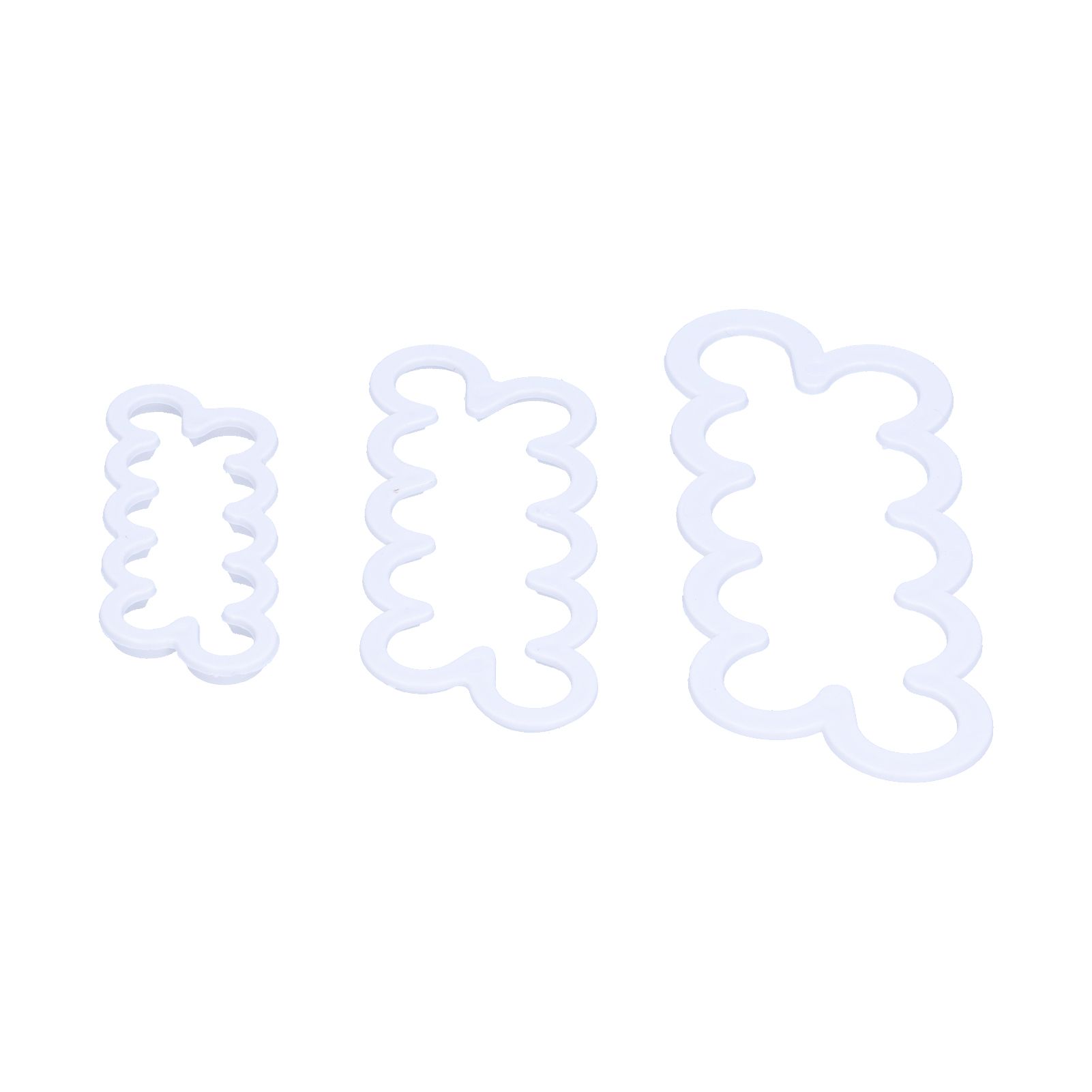 3Pcs Rose Flower Cutter Maker DIY Fondant Cake Decorating Mold Baking Accessories view 9