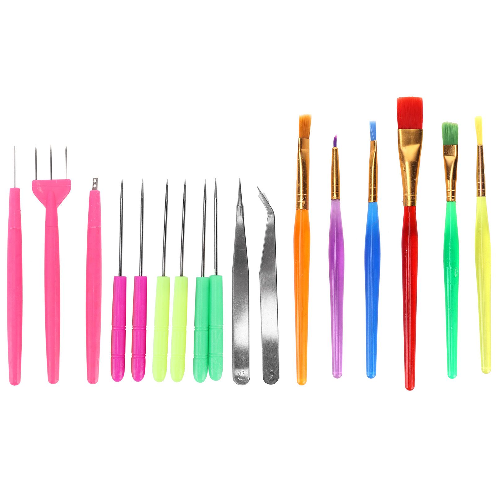17Pcs/Set Cookies Brush Set Fondant Stirring Pin Cake Decoration Tool for Home view 2