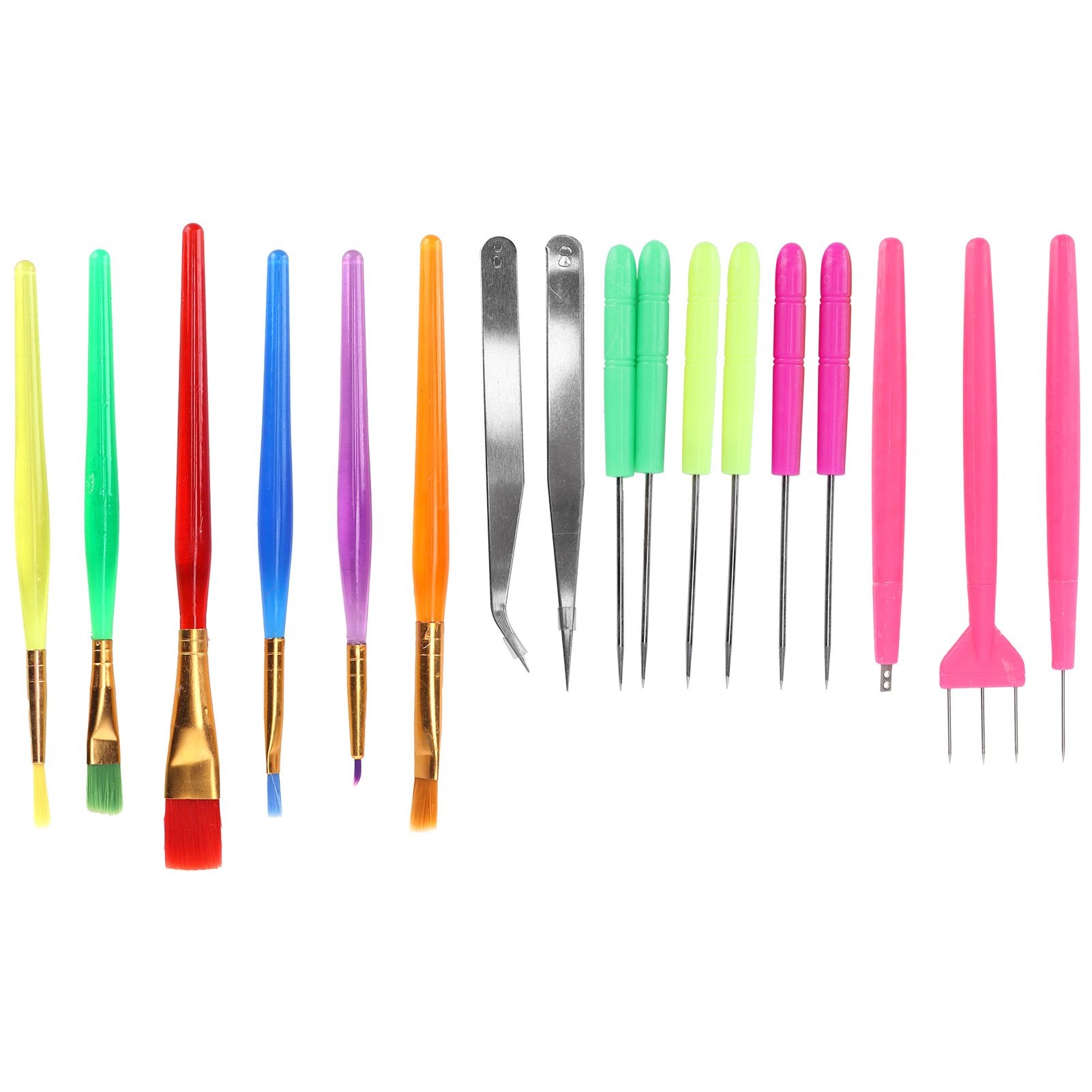 17Pcs/Set Cookies Brush Set Fondant Stirring Pin Cake Decoration Tool for Home view 4
