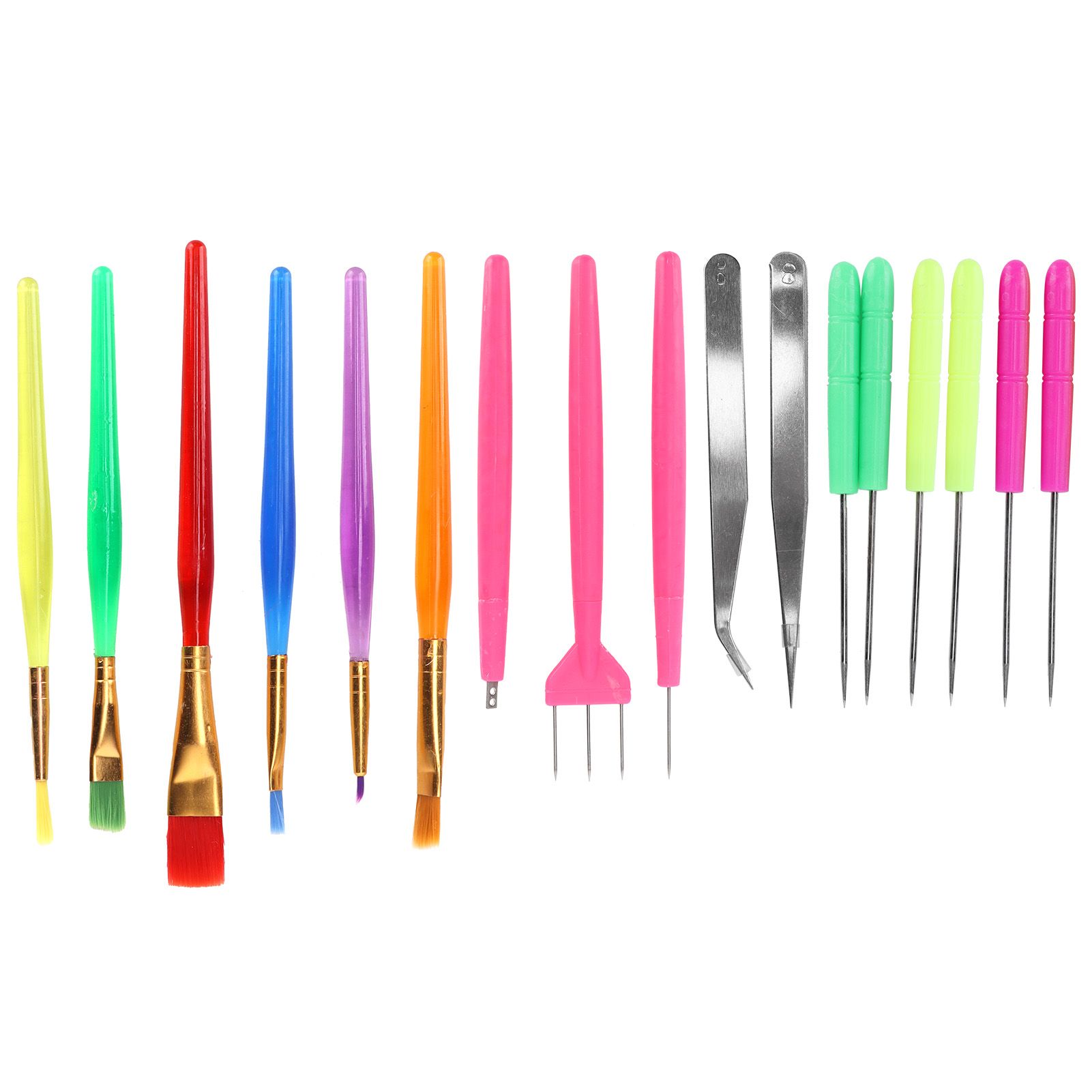 17Pcs/Set Cookies Brush Set Fondant Stirring Pin Cake Decoration Tool for Home view 6