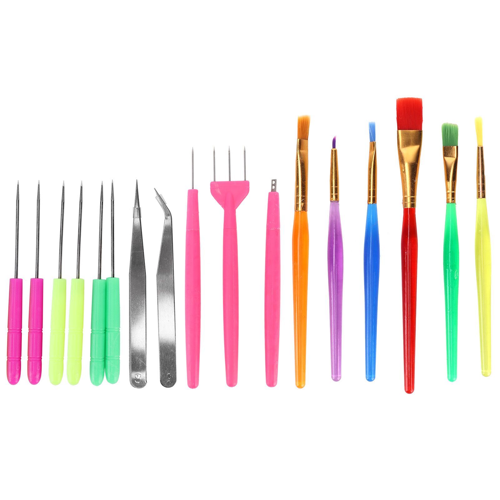 17Pcs/Set Cookies Brush Set Fondant Stirring Pin Cake Decoration Tool for Home view 7