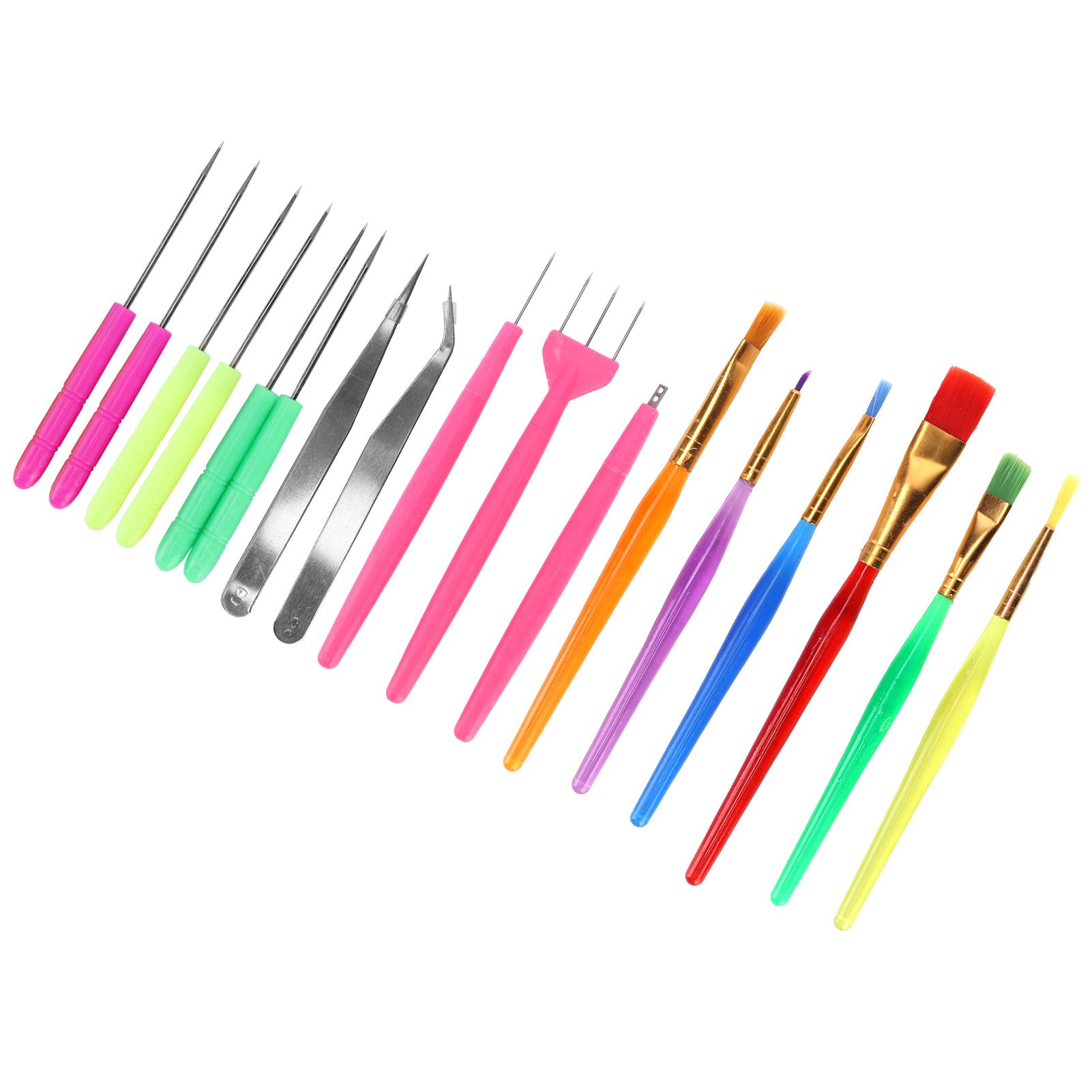 17Pcs/Set Cookies Brush Set Fondant Stirring Pin Cake Decoration Tool for Home view 8