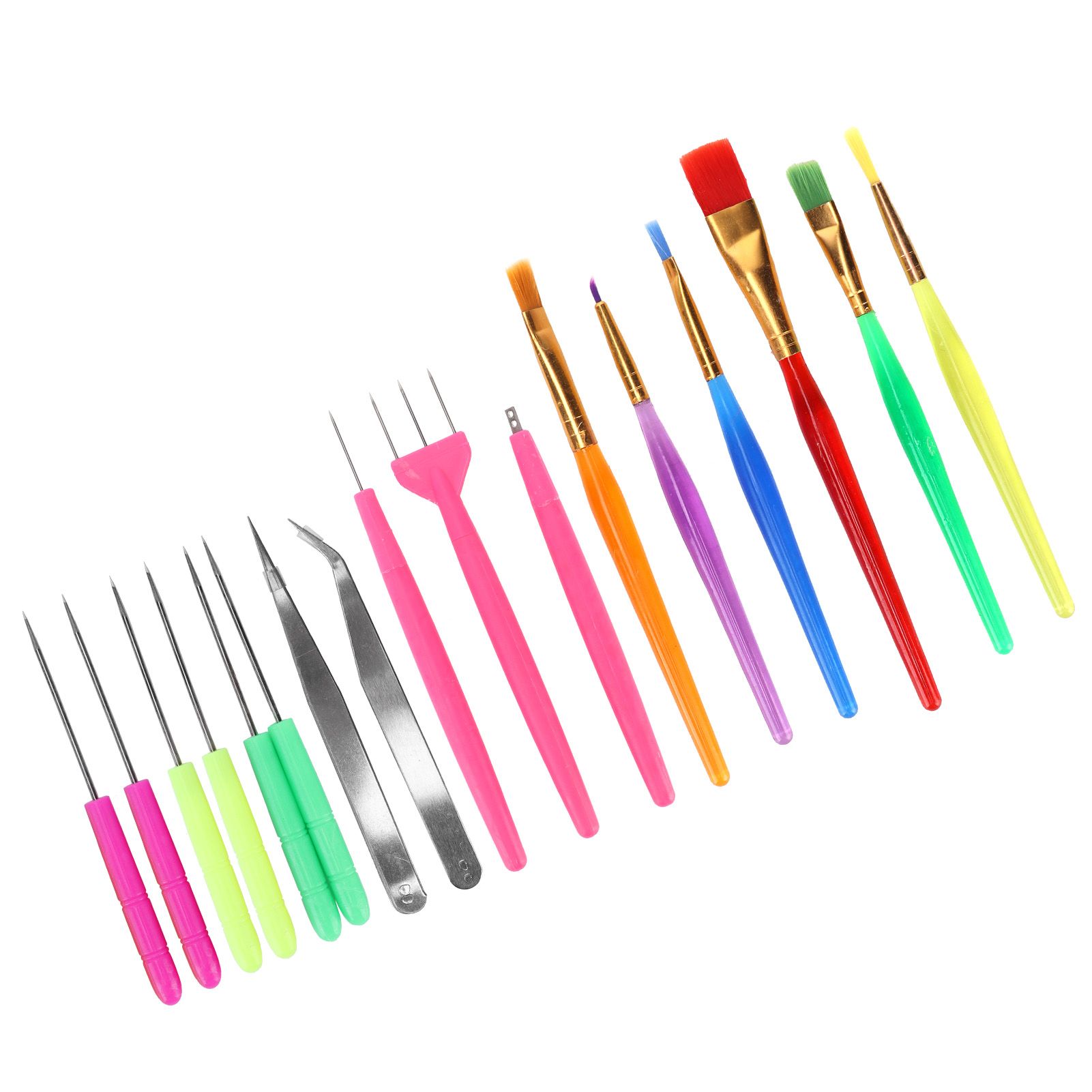 17Pcs/Set Cookies Brush Set Fondant Stirring Pin Cake Decoration Tool for Home view 9