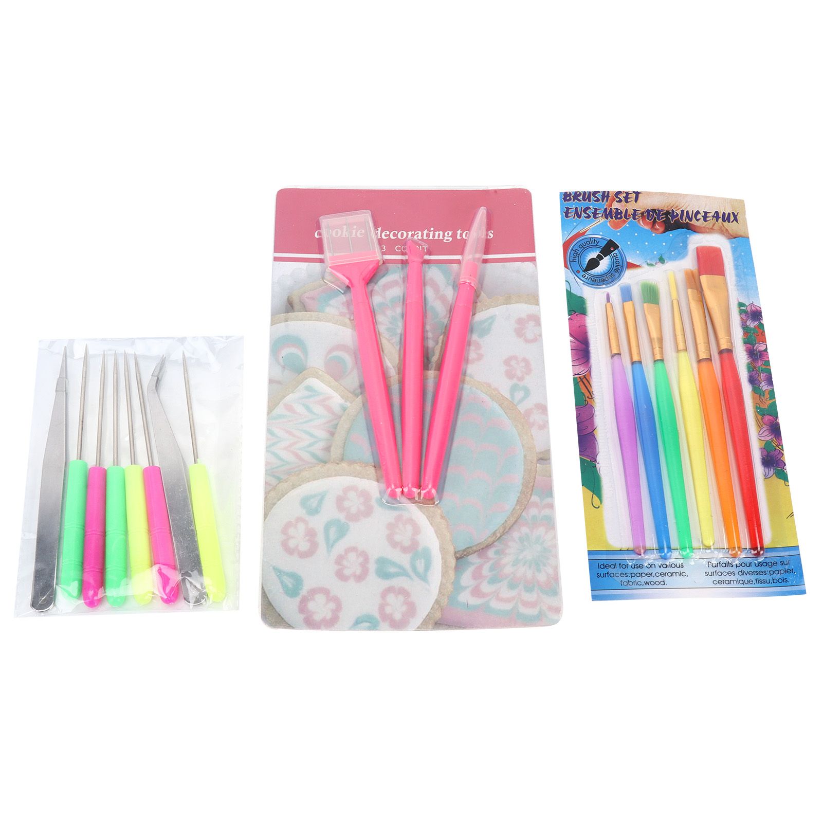 17Pcs/Set Cookies Brush Set Fondant Stirring Pin Cake Decoration Tool for Home view 10