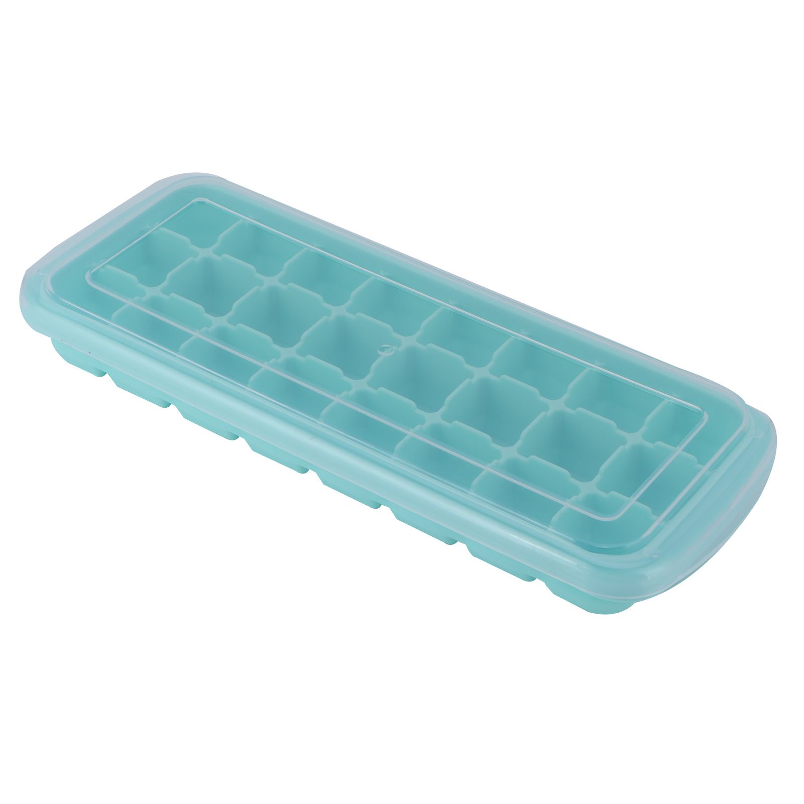 24-Grid Small Cubes Silicone Ice Tray with PP Lid Silicone Ice Mold for Home — image 1