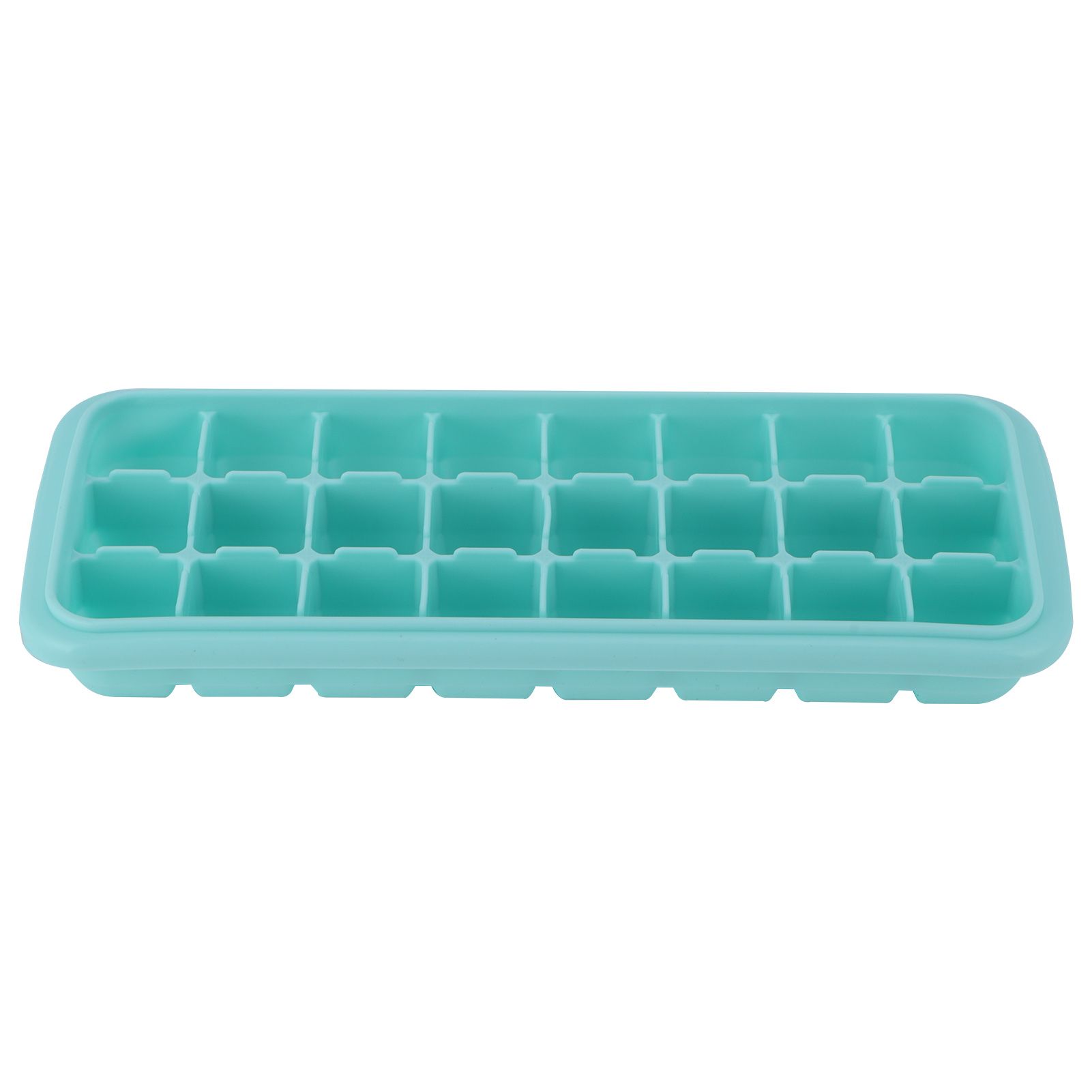 24-Grid Small Cubes Silicone Ice Tray with PP Lid Silicone Ice Mold for Home view 5