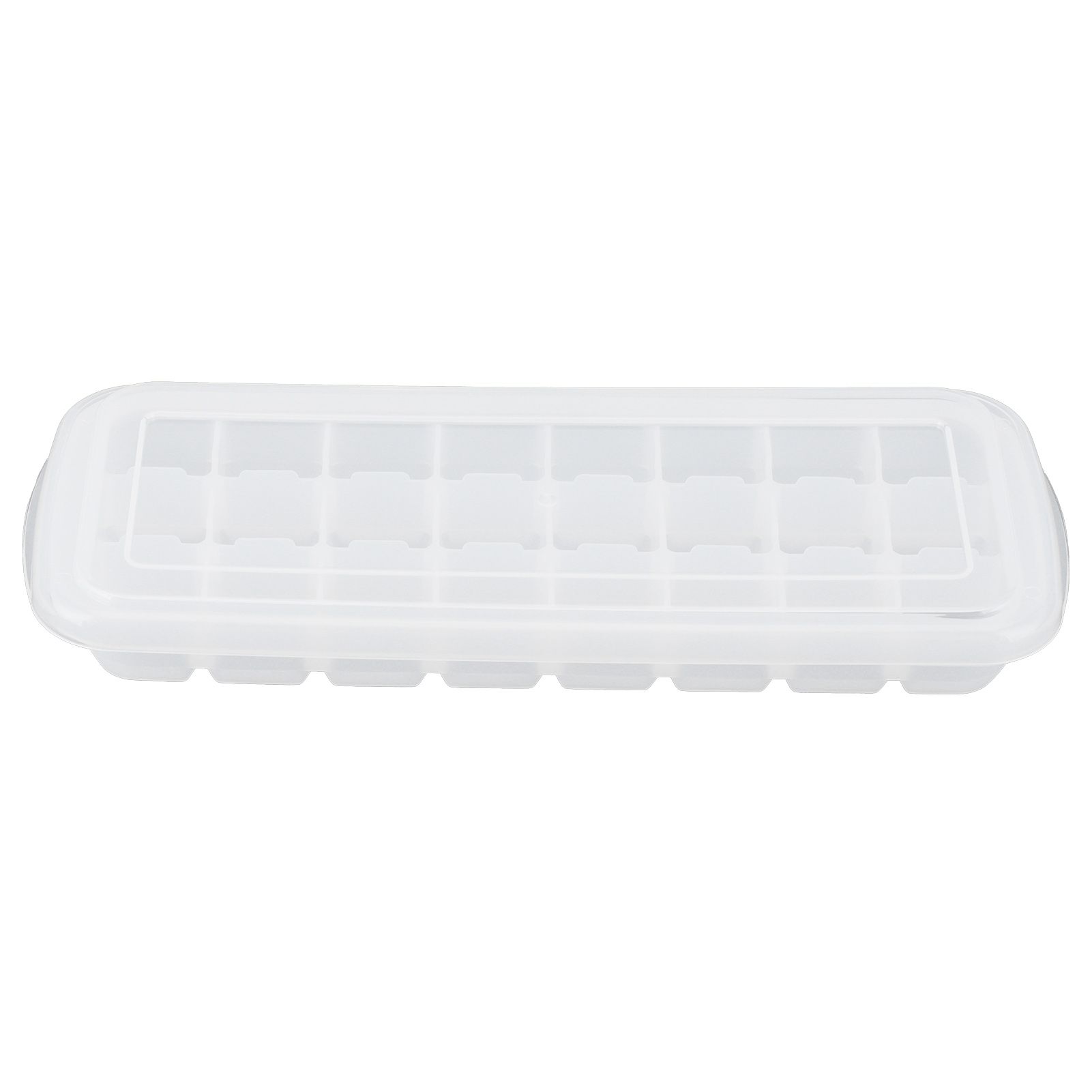 24-Grid Small Cubes Silicone Ice Tray with PP Lid Silicone Ice Mold for Home view 2