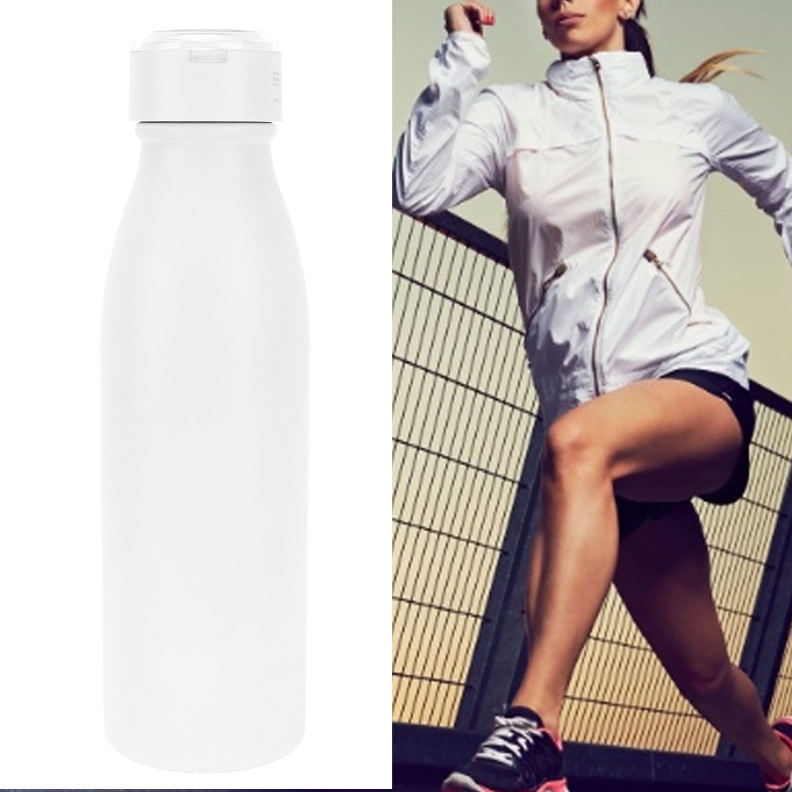 TWS Bluetooth Headset Water Cup 600ml Stainless Steel Vacuum Bottle for Sports view 11