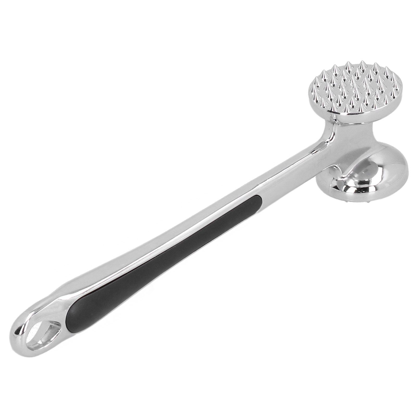 Meat Hammer Zinc Alloy DualSided Steak Tenderizer Meat Tenderizing Tool for