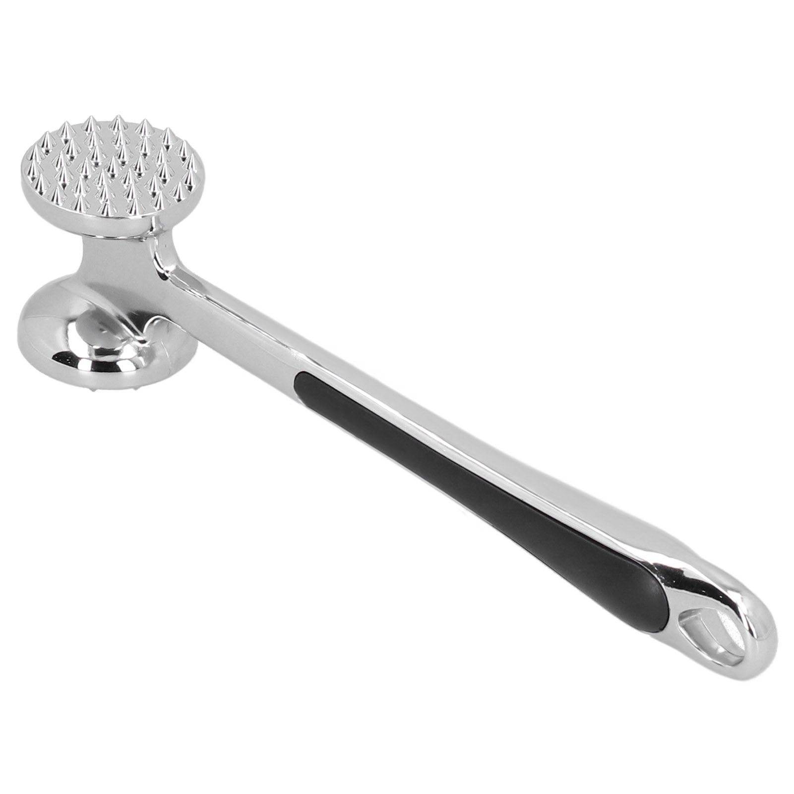 Meat Hammer Zinc Alloy DualSided Steak Tenderizer Meat Tenderizing Tool for view 3