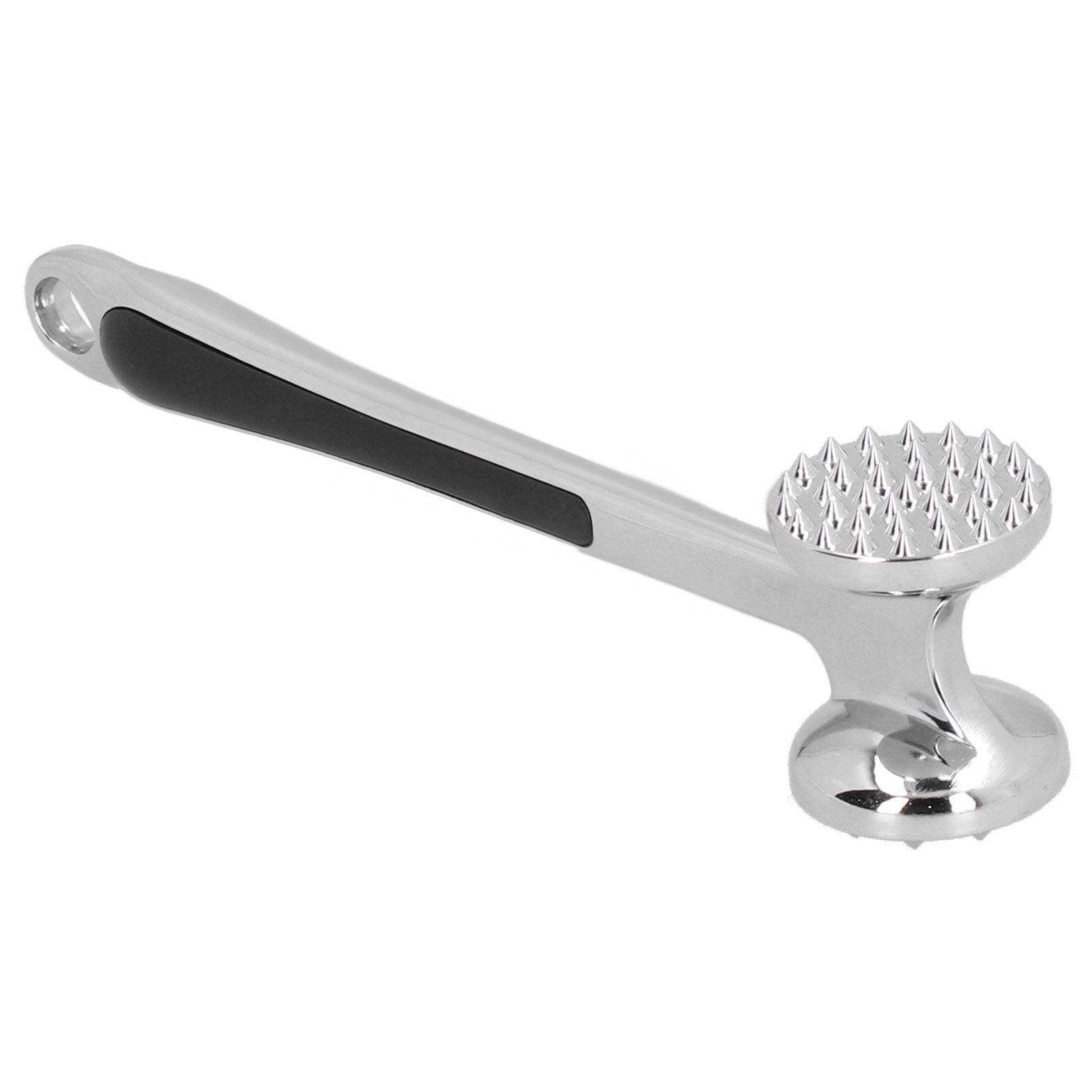 Meat Hammer Zinc Alloy DualSided Steak Tenderizer Meat Tenderizing Tool for view 4