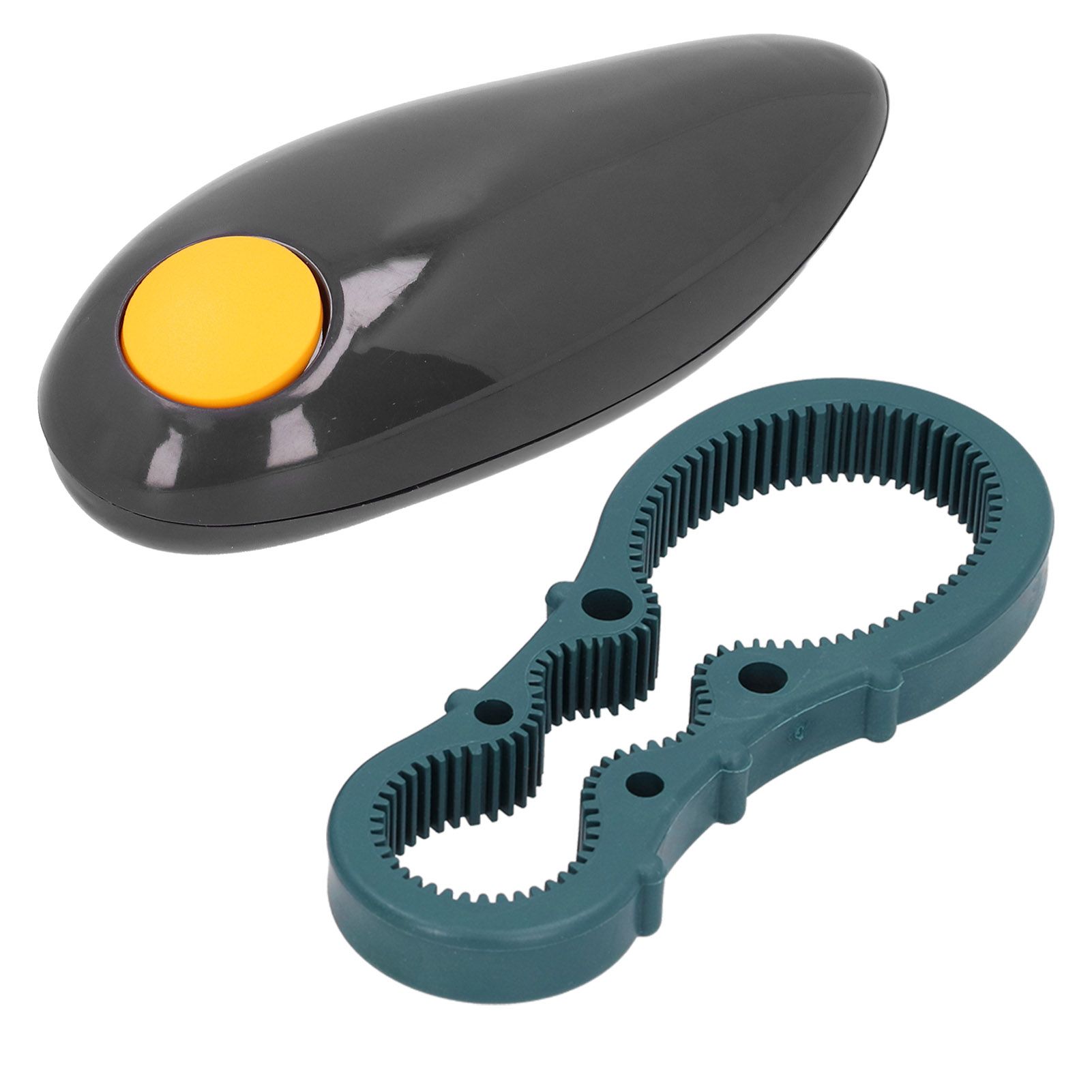 Black Automatic Can Opener OneTouch Electric Tin Bottle Opening Tool for Home