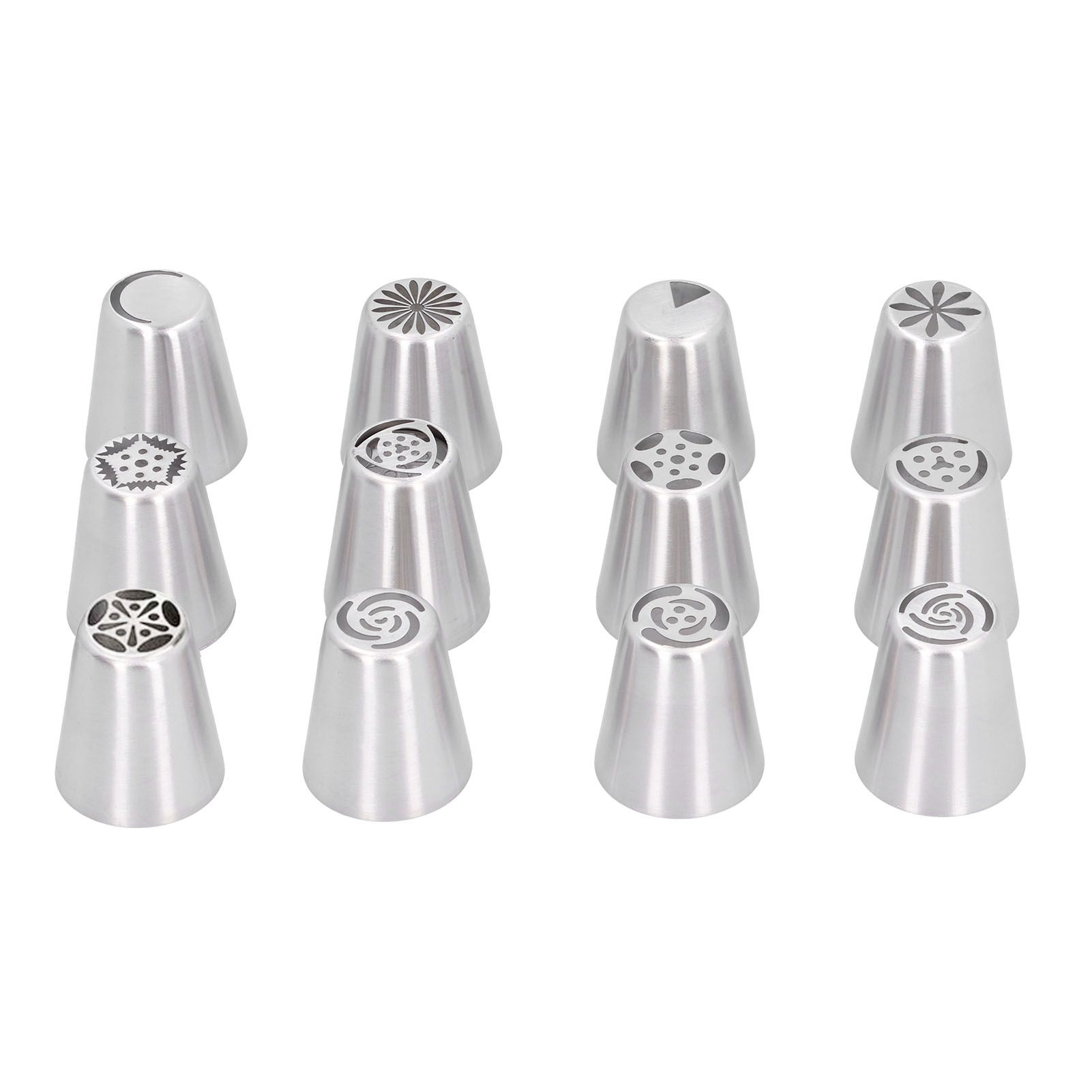 14PCS/Set Icing Piping Nozzles Pastry Tips Bag Set for Cake Decorating