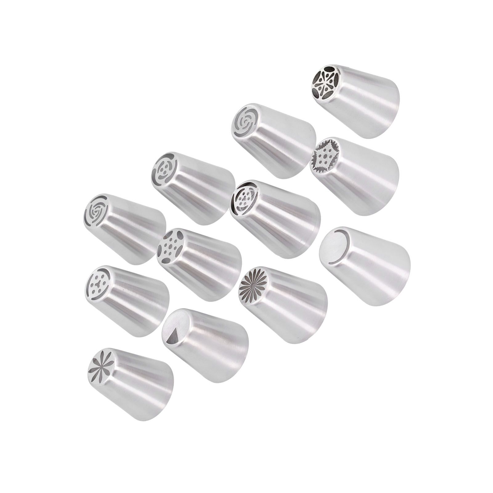 14PCS/Set Icing Piping Nozzles Pastry Tips Bag Set for Cake Decorating view 9