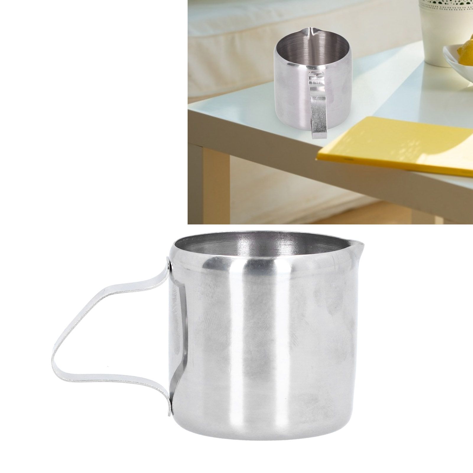 3oz/90ml 304 Stainless Steel Coffee Cup Honey Milk Cup Coffee Pitcher Frothing Jug view 12