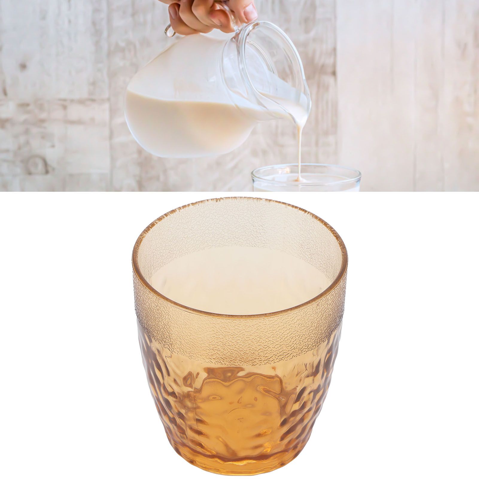 Acrylic Water Cup Transparent PC Beer Mug Drinking Glass AntiFall Cup for view 12