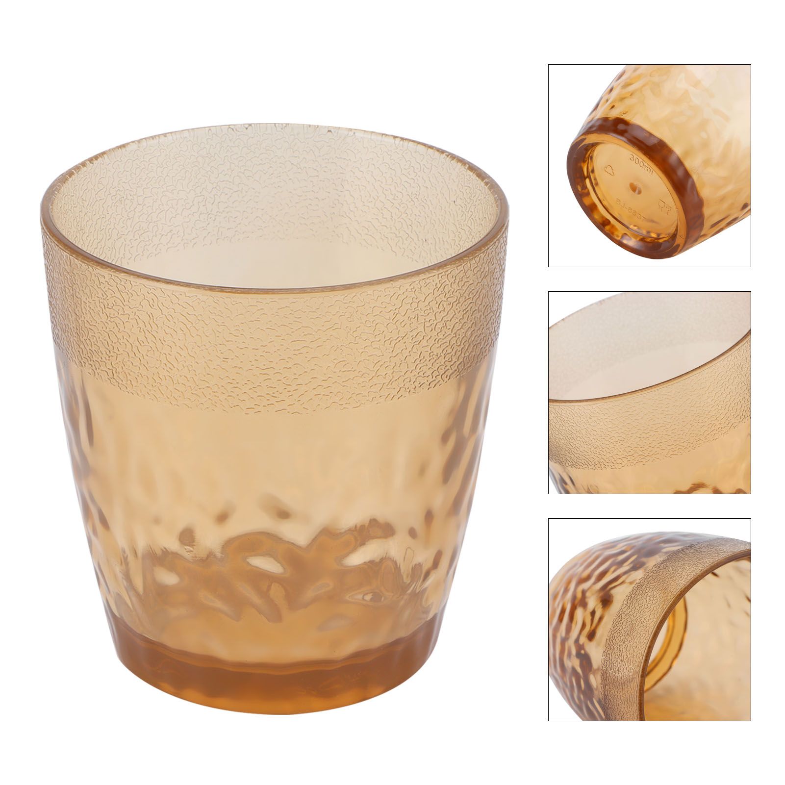 200ml Drinking Glass Flower Tea Cup Small Beer Mug Acrylic Cup for Home view 10