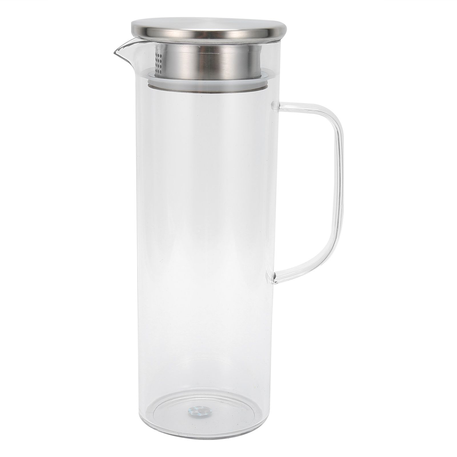 1100ML Cold Water Bottle Transparent Cold Water Pitcher Juice Jug with Lid for view 3