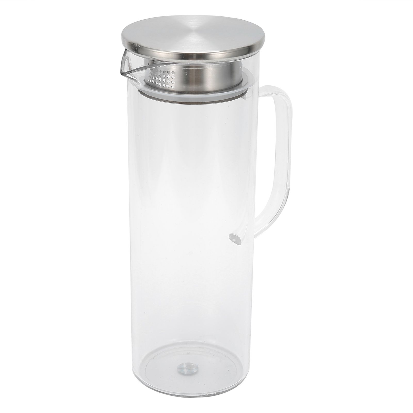 1100ML Cold Water Bottle Transparent Cold Water Pitcher Juice Jug with Lid for view 5
