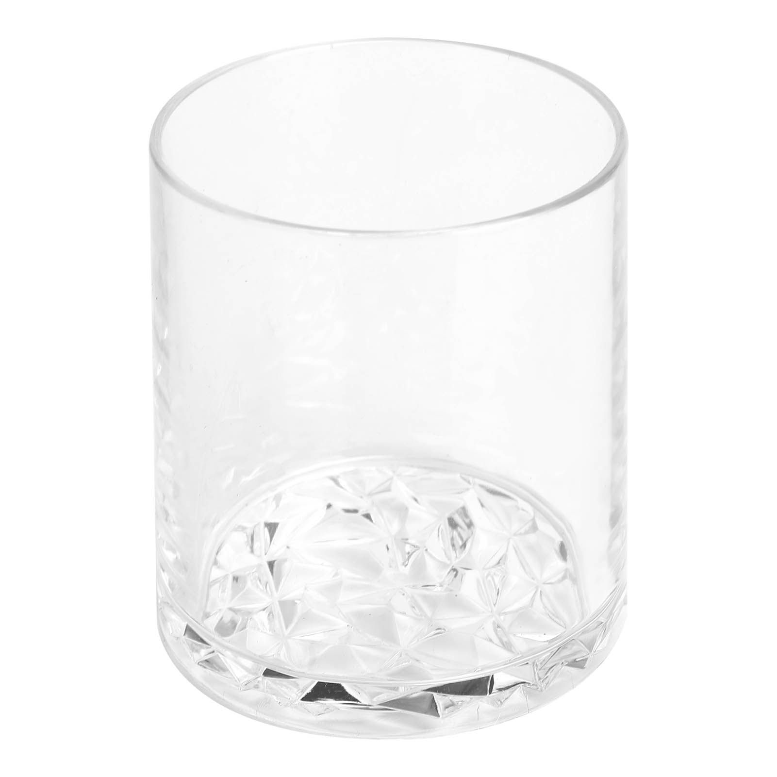 Round Wine Cup with Diamond Shape Bottom Reusable Tea Juice Milk Mug for Home