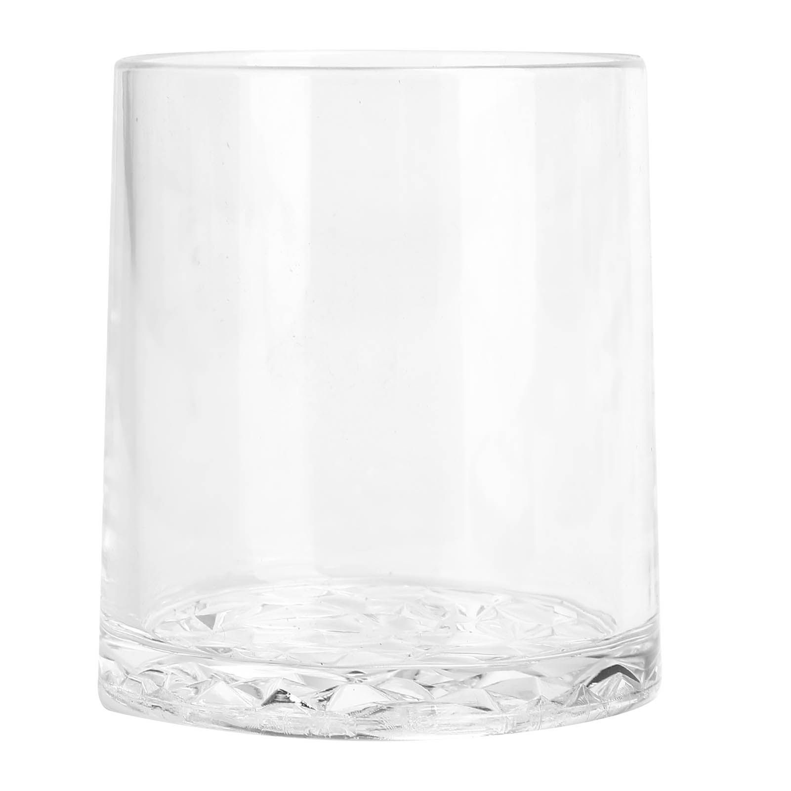 Round Wine Cup with Diamond Shape Bottom Reusable Tea Juice Milk Mug for Home view 2