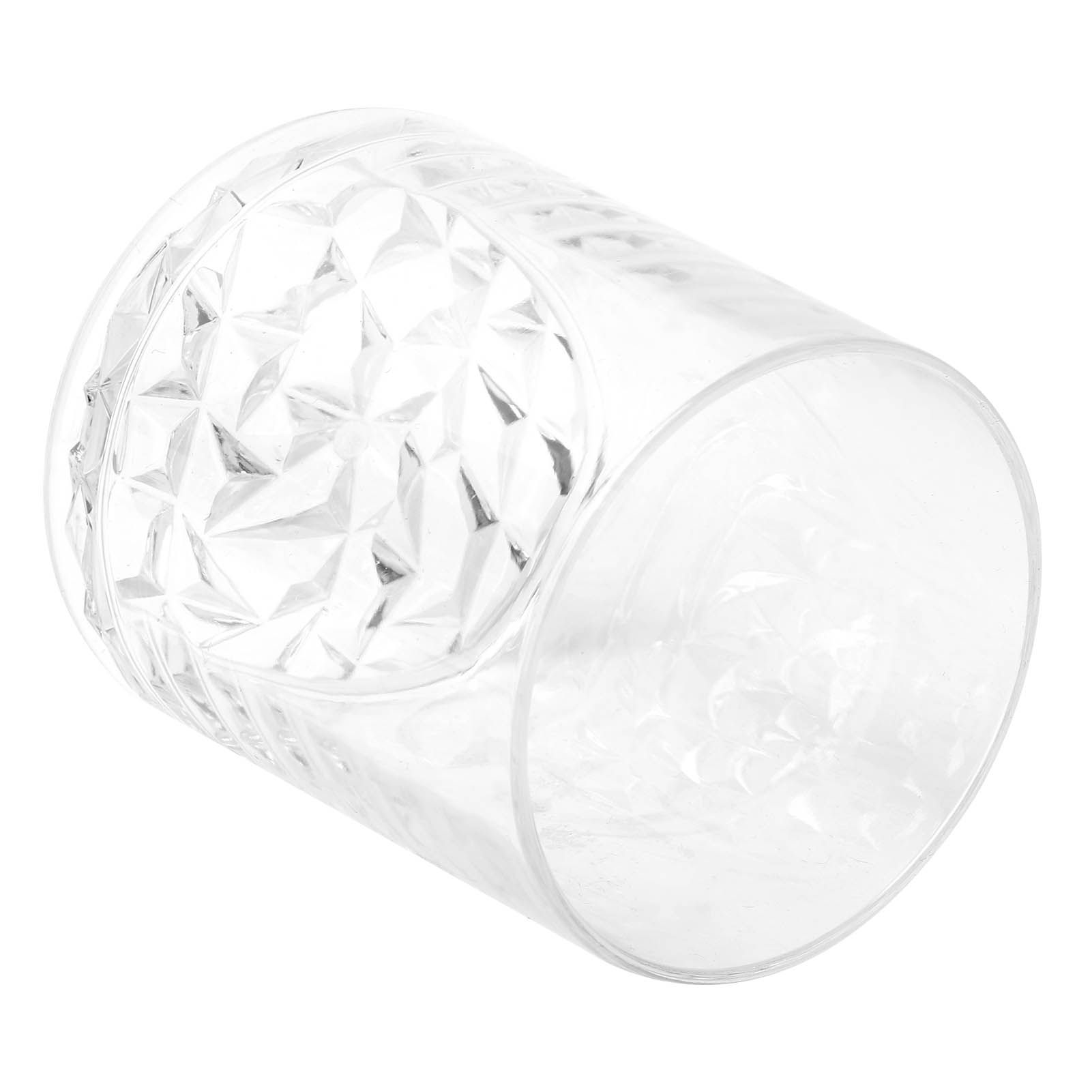 Round Wine Cup with Diamond Shape Bottom Reusable Tea Juice Milk Mug for Home view 5