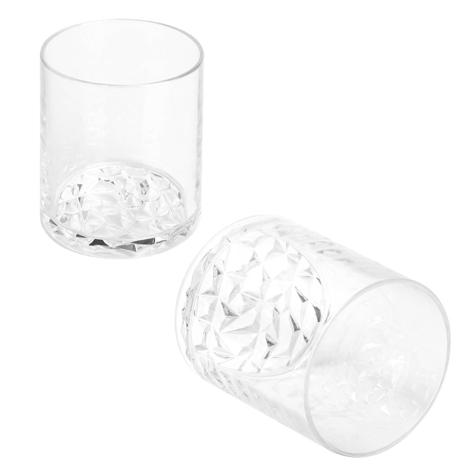 Round Wine Cup with Diamond Shape Bottom Reusable Tea Juice Milk Mug for Home view 8