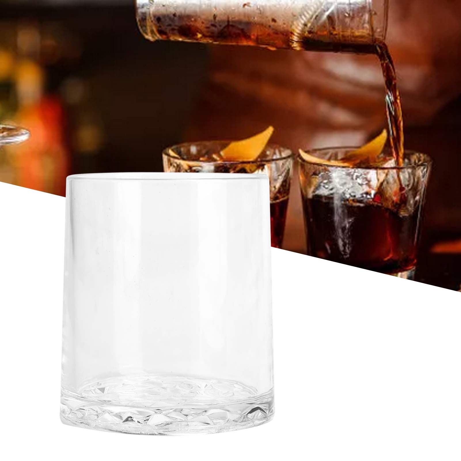 Round Wine Cup with Diamond Shape Bottom Reusable Tea Juice Milk Mug for Home view 10
