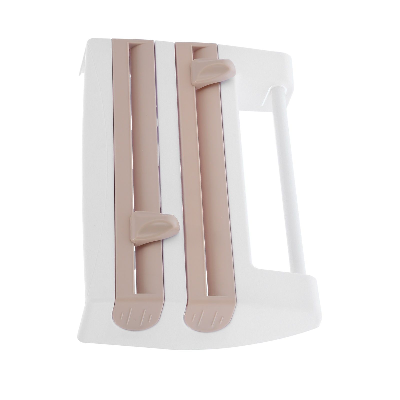 Plastic Wrap Storage Rack Cling Film Dispenser Cutter Paper Towel Holder view 10