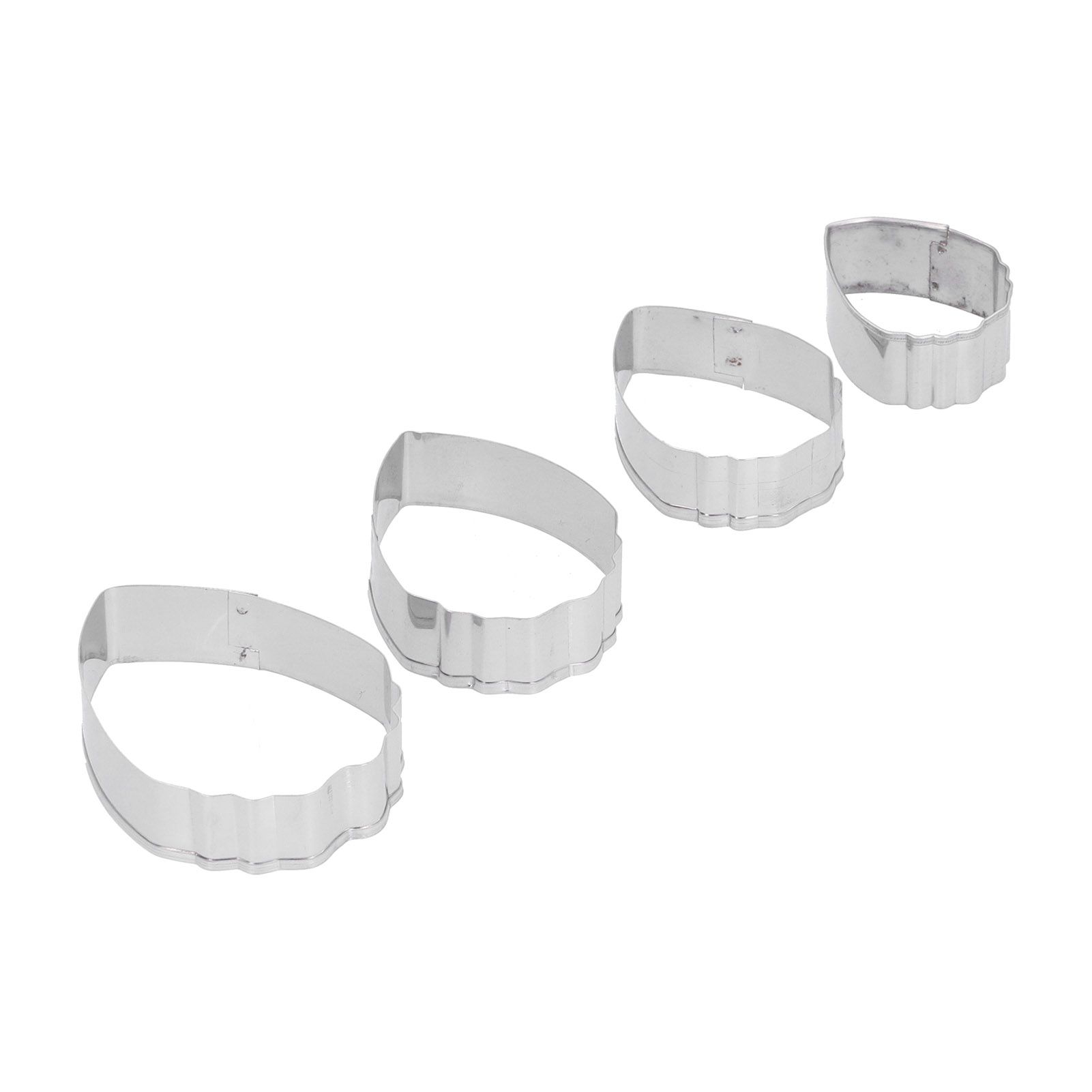 4Pcs Peony Flower Cutter DIY Fondant Cake Biscuits Cookies Maker Mold Baking view 8