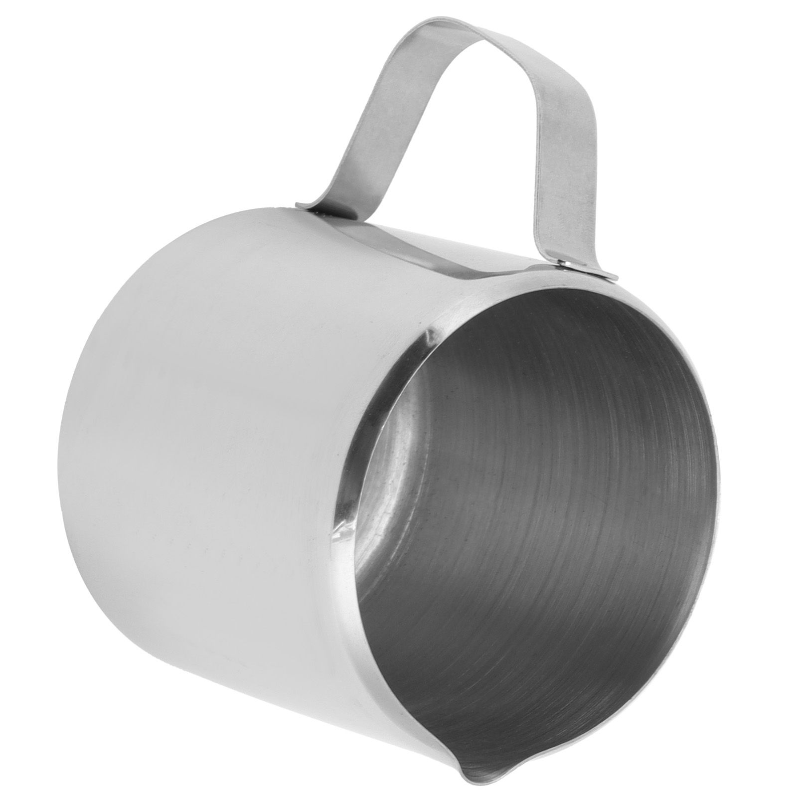 Milk Frothing Pitcher 304 Stainless Steel Straight Body 150ml Food Grade view 7